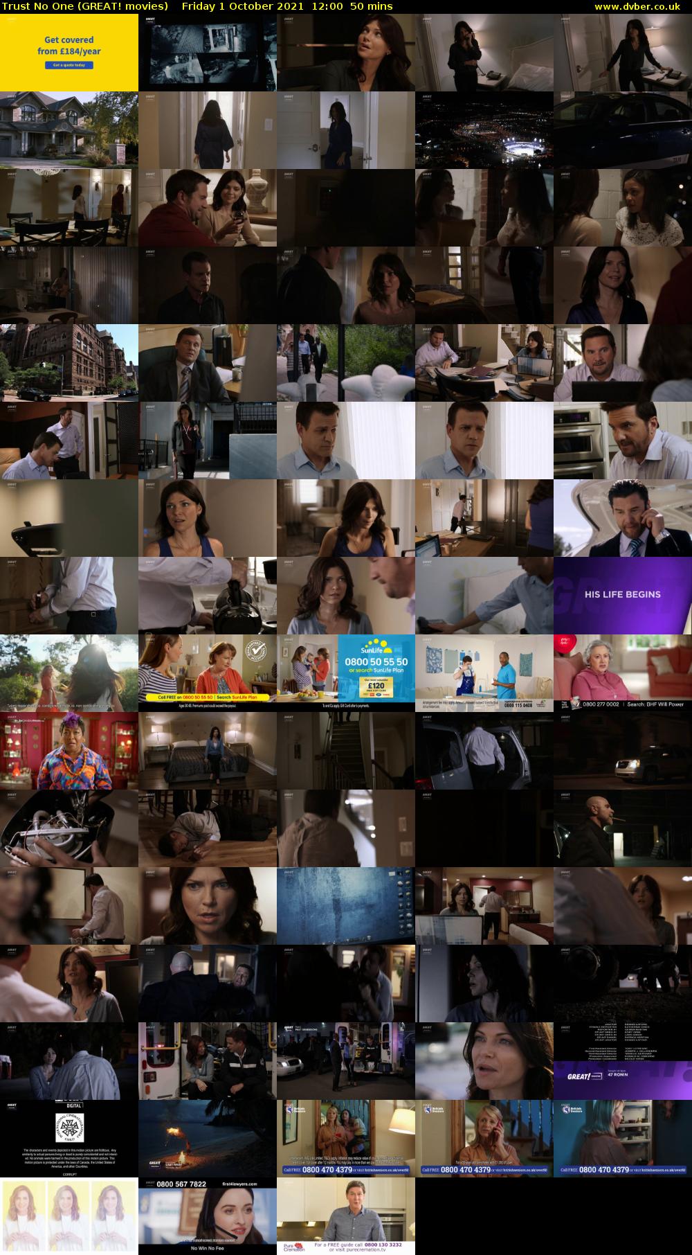Trust No One (GREAT! movies) Friday 1 October 2021 12:00 - 12:50