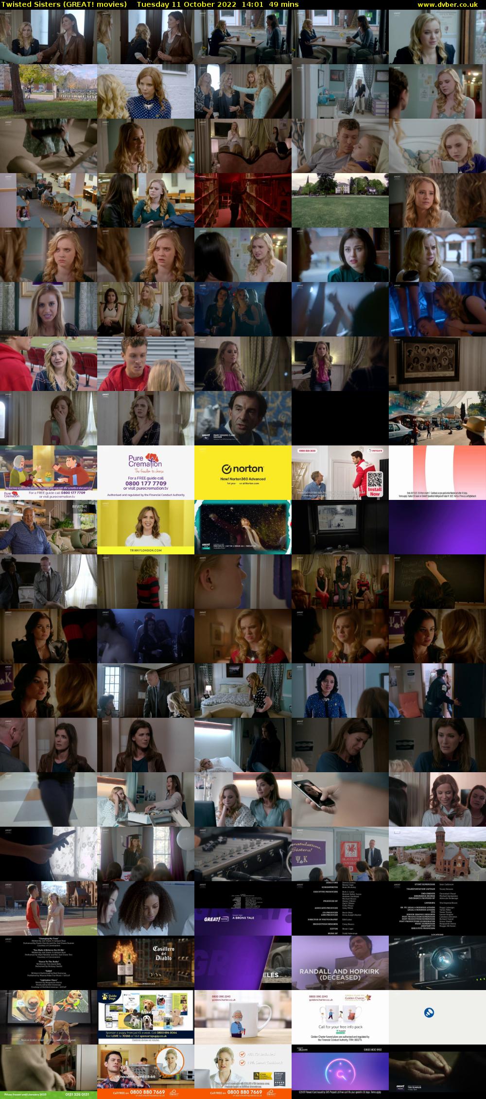 Twisted Sisters (GREAT! movies) Tuesday 11 October 2022 14:01 - 14:50