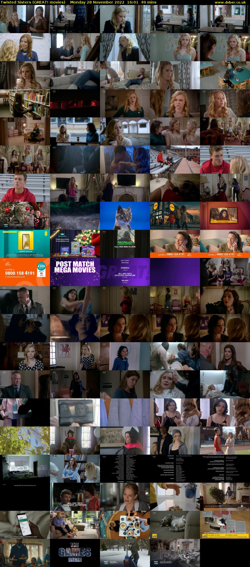 Twisted Sisters (GREAT! movies) Monday 28 November 2022 16:01 - 16:50