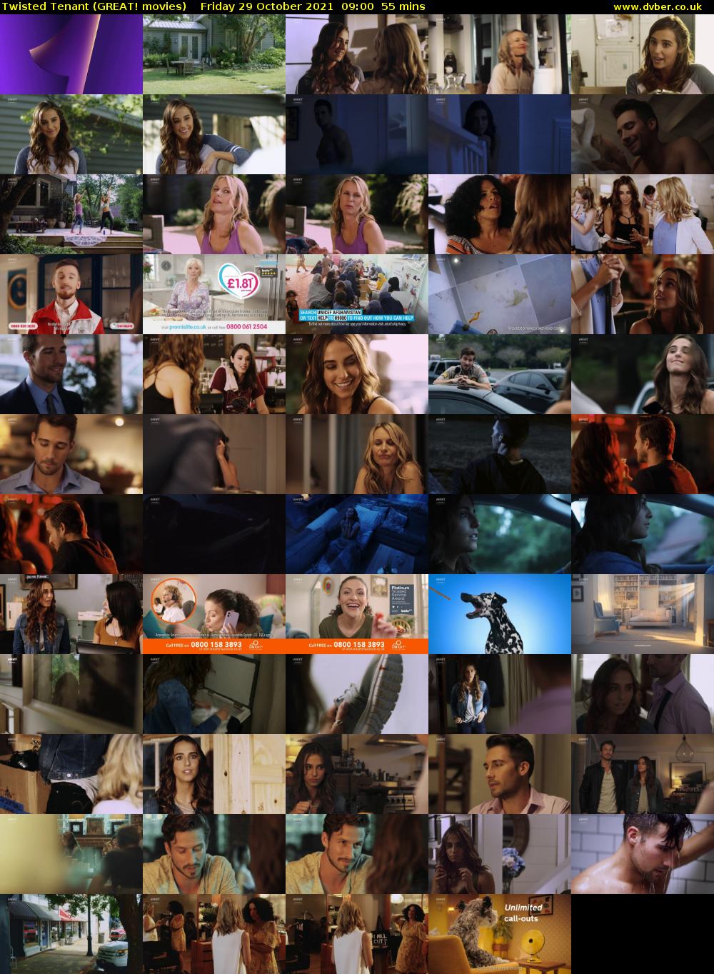 Twisted Tenant (GREAT! movies) Friday 29 October 2021 09:00 - 09:55