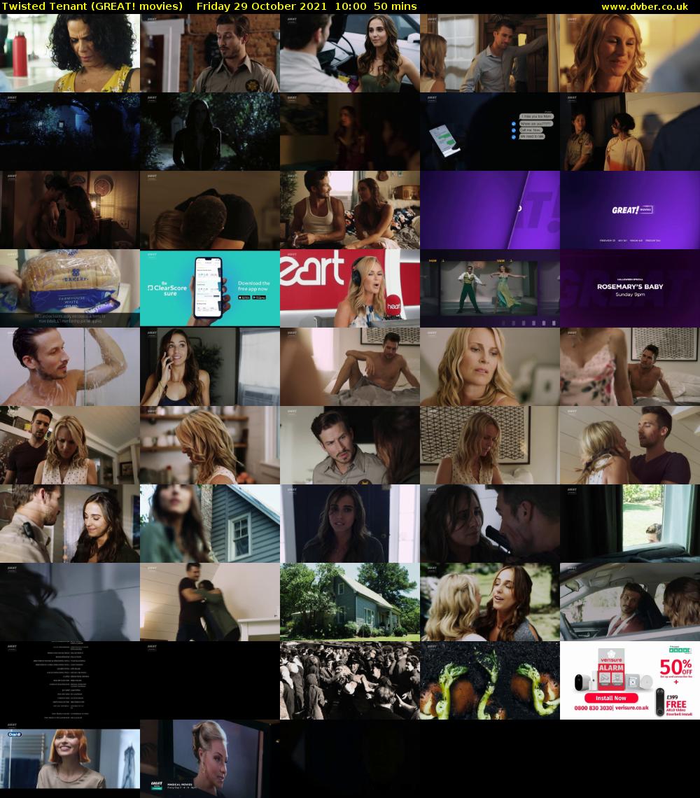 Twisted Tenant (GREAT! movies) Friday 29 October 2021 10:00 - 10:50