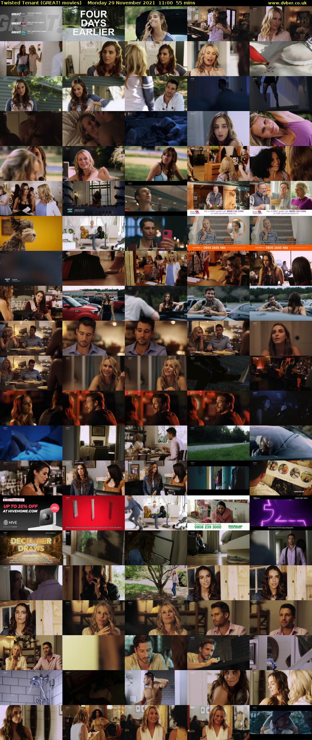 Twisted Tenant (GREAT! movies) Monday 29 November 2021 11:00 - 11:55