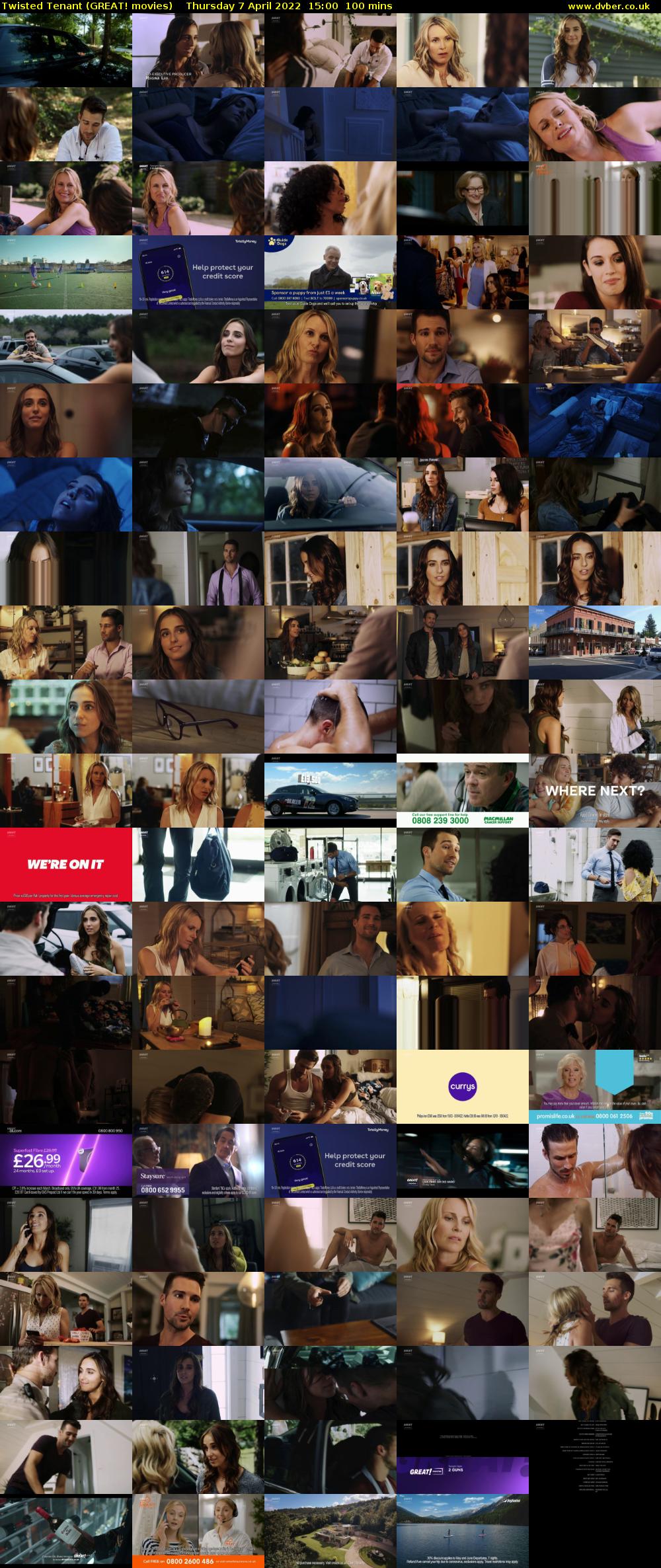 Twisted Tenant (GREAT! movies) Thursday 7 April 2022 15:00 - 16:40