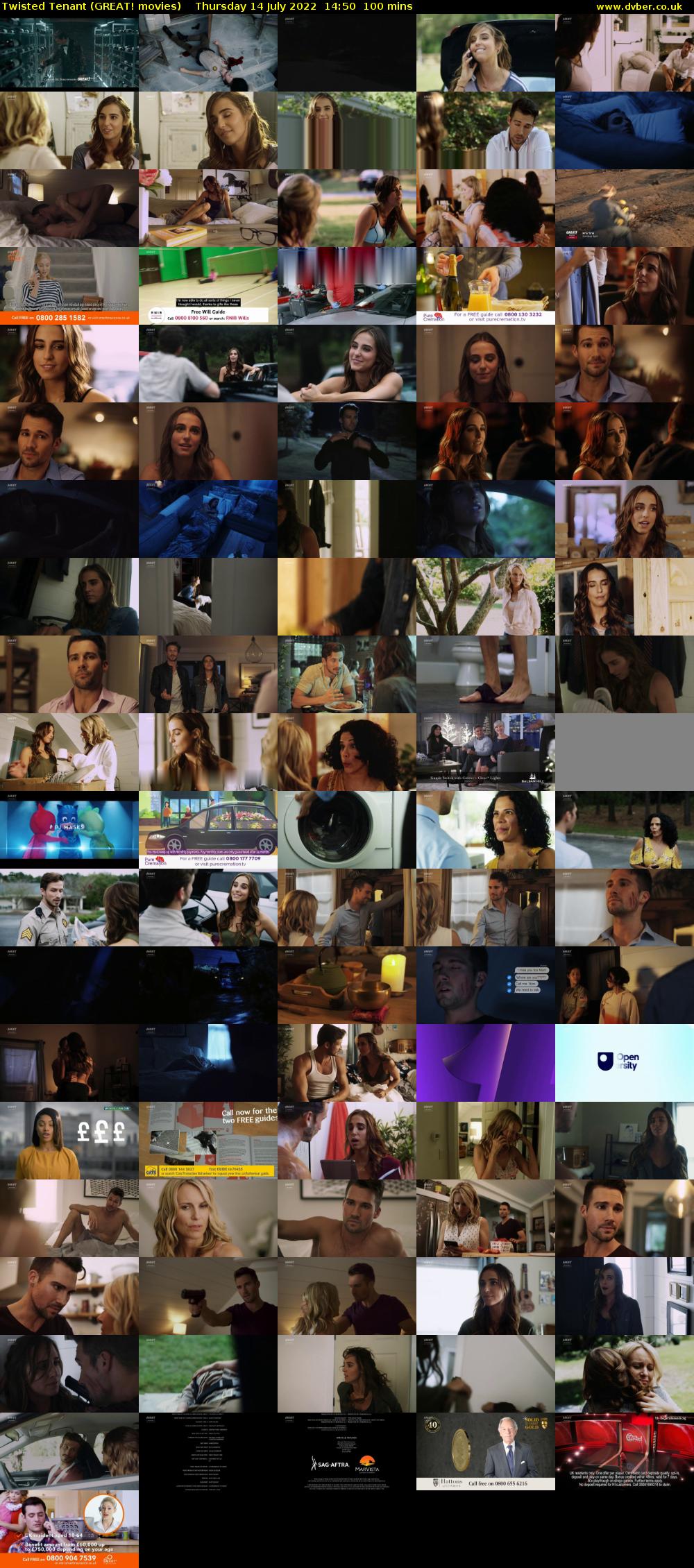 Twisted Tenant (GREAT! movies) Thursday 14 July 2022 14:50 - 16:30