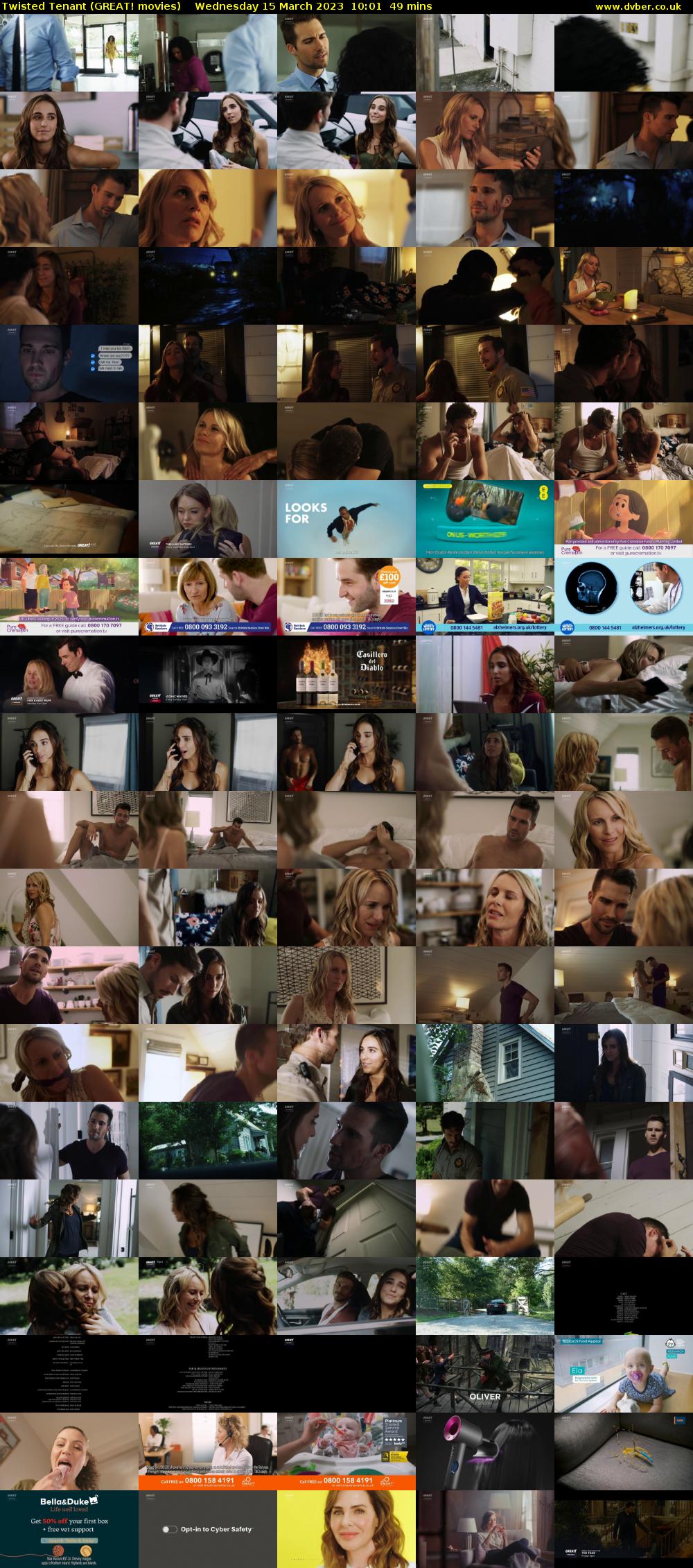 Twisted Tenant (GREAT! movies) Wednesday 15 March 2023 10:01 - 10:50