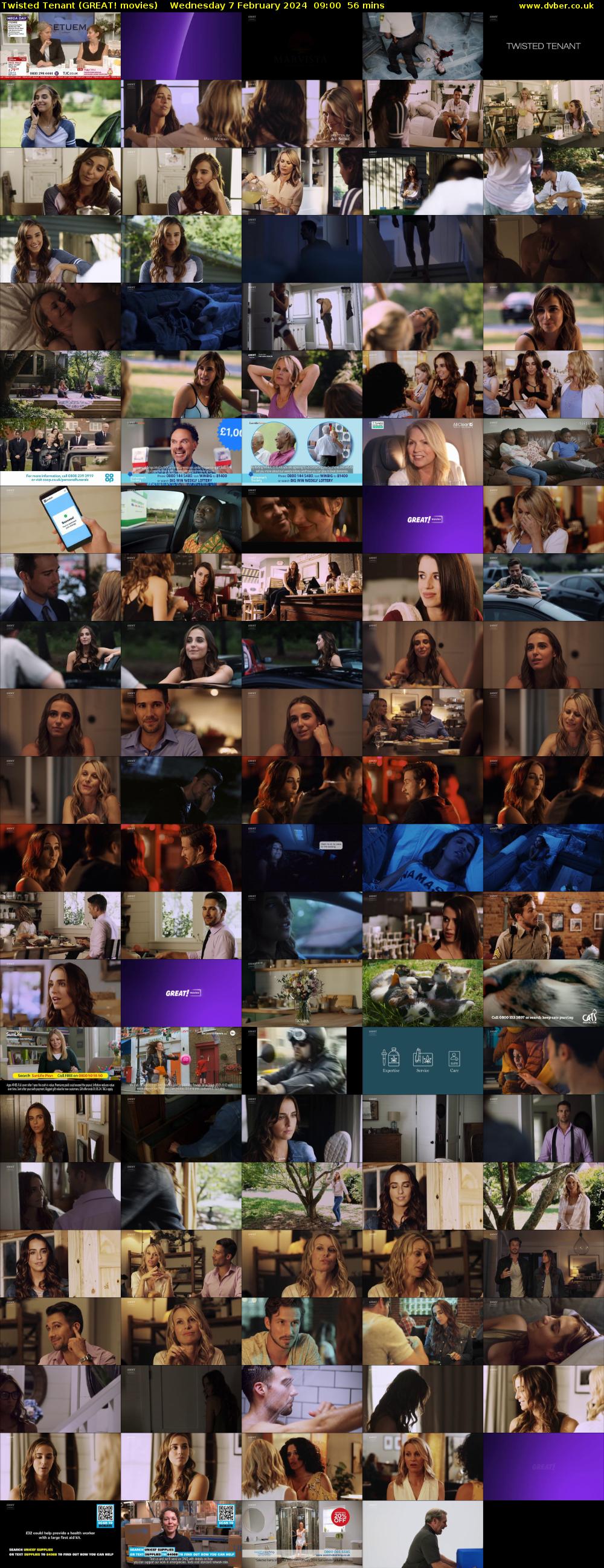 Twisted Tenant (GREAT! movies) Wednesday 7 February 2024 09:00 - 09:56