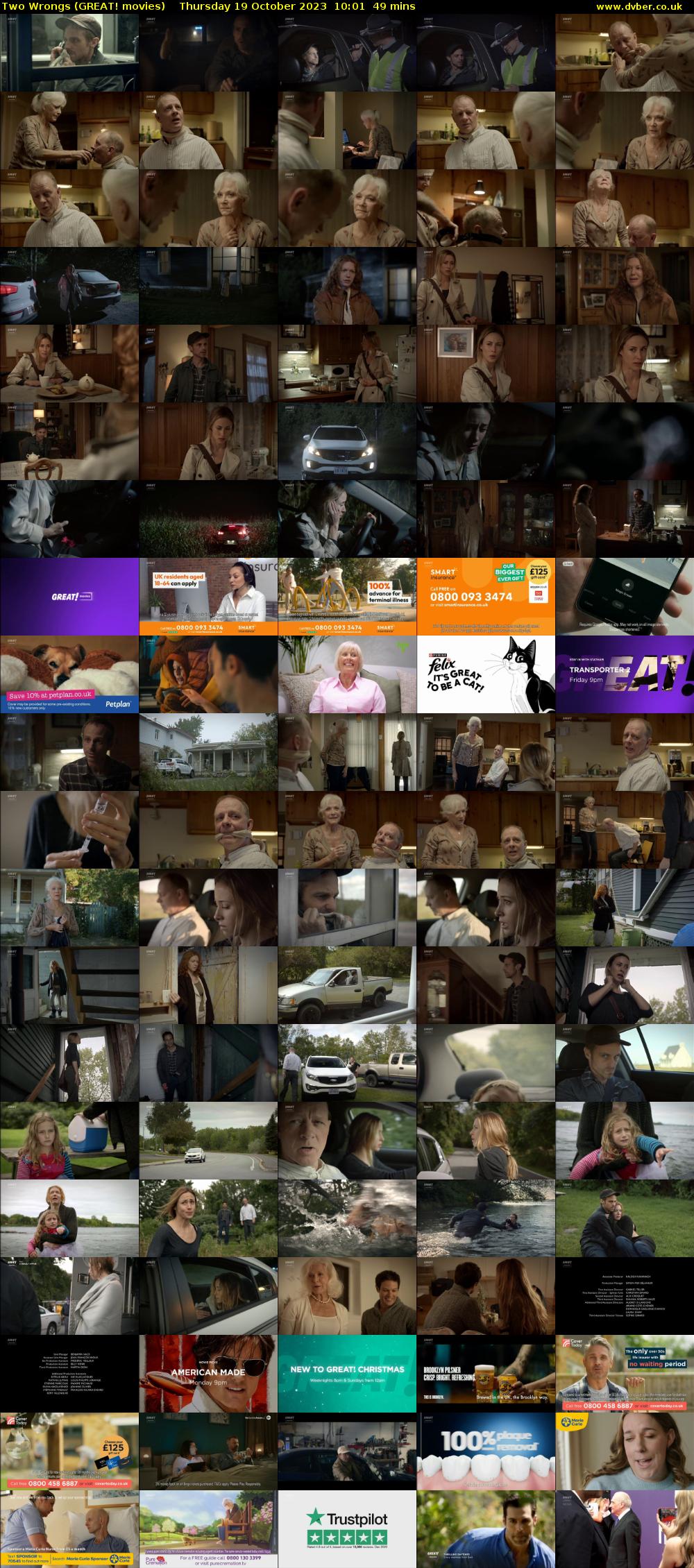Two Wrongs (GREAT! movies) Thursday 19 October 2023 10:01 - 10:50
