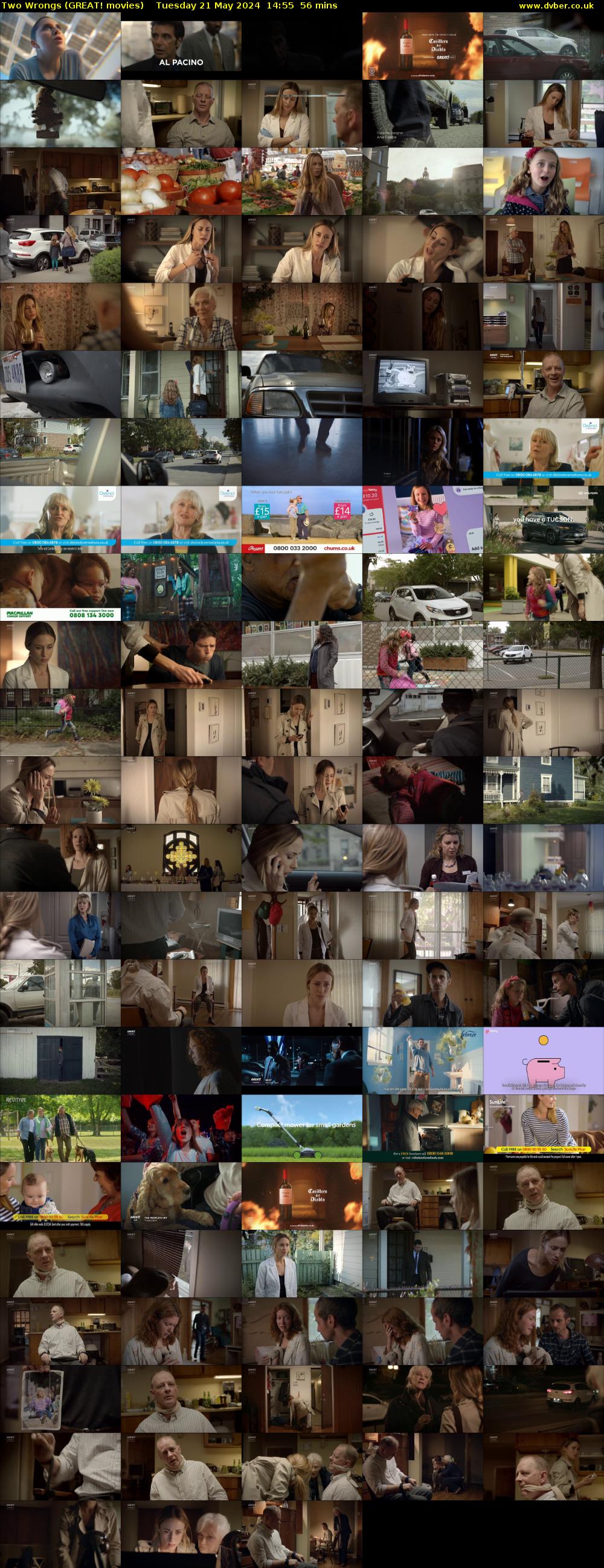 Two Wrongs (GREAT! movies) Tuesday 21 May 2024 14:55 - 15:51