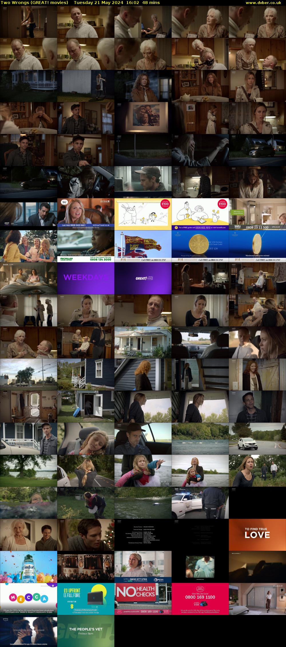 Two Wrongs (GREAT! movies) Tuesday 21 May 2024 16:02 - 16:50
