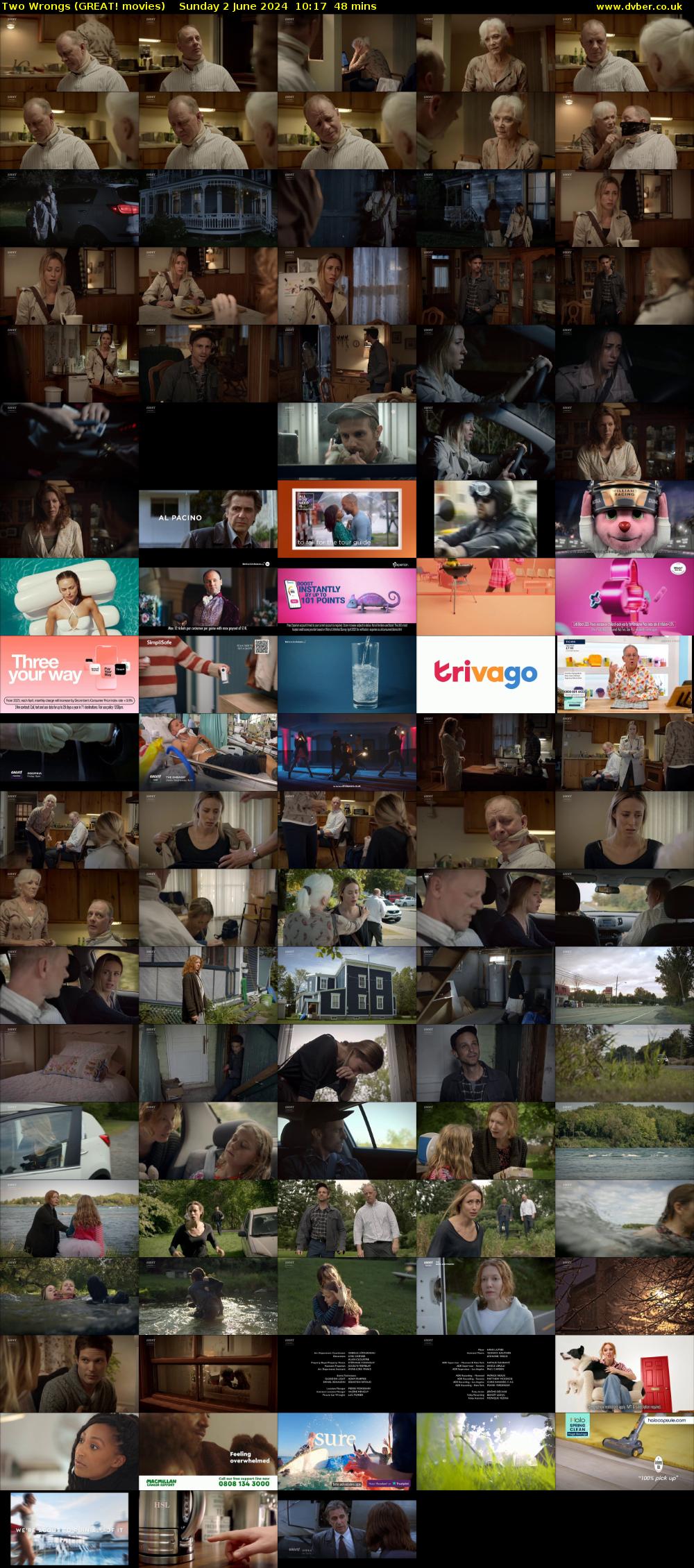 Two Wrongs (GREAT! movies) Sunday 2 June 2024 10:17 - 11:05