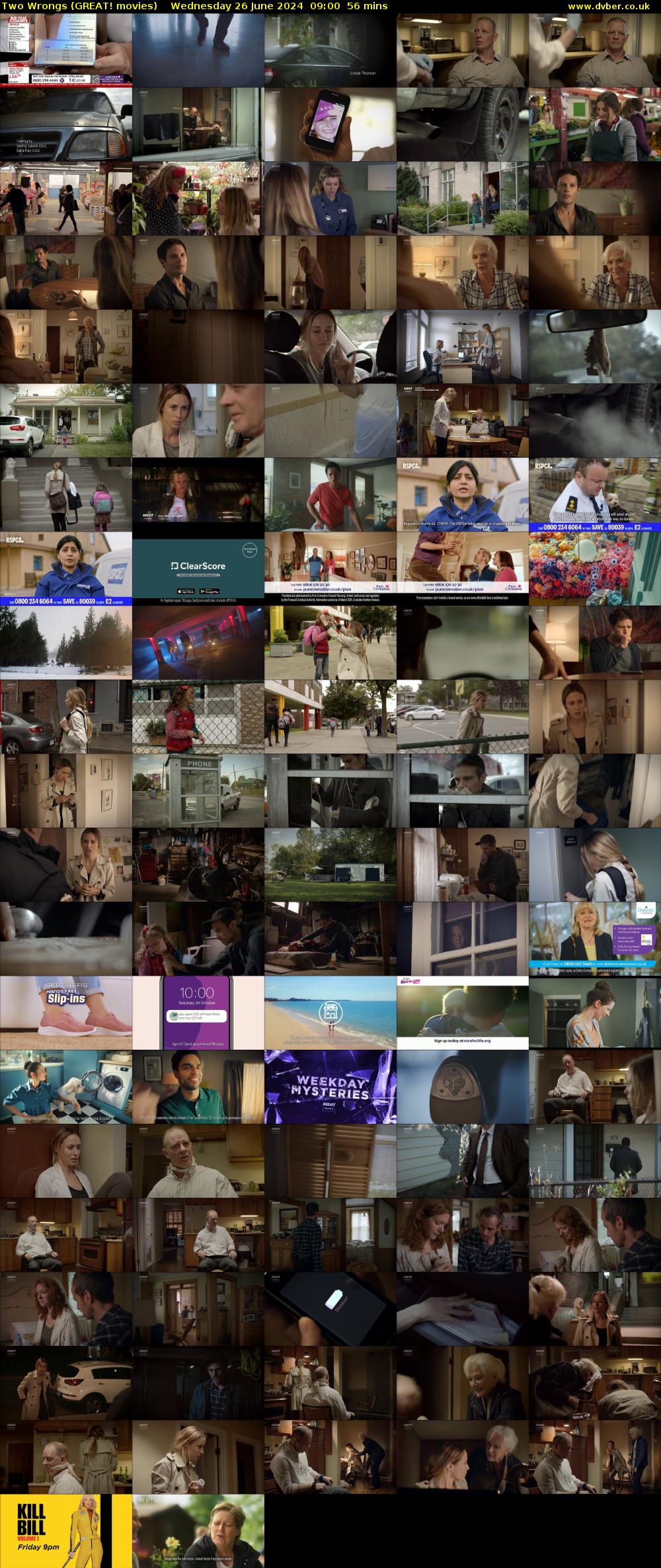 Two Wrongs (GREAT! movies) Wednesday 26 June 2024 09:00 - 09:56