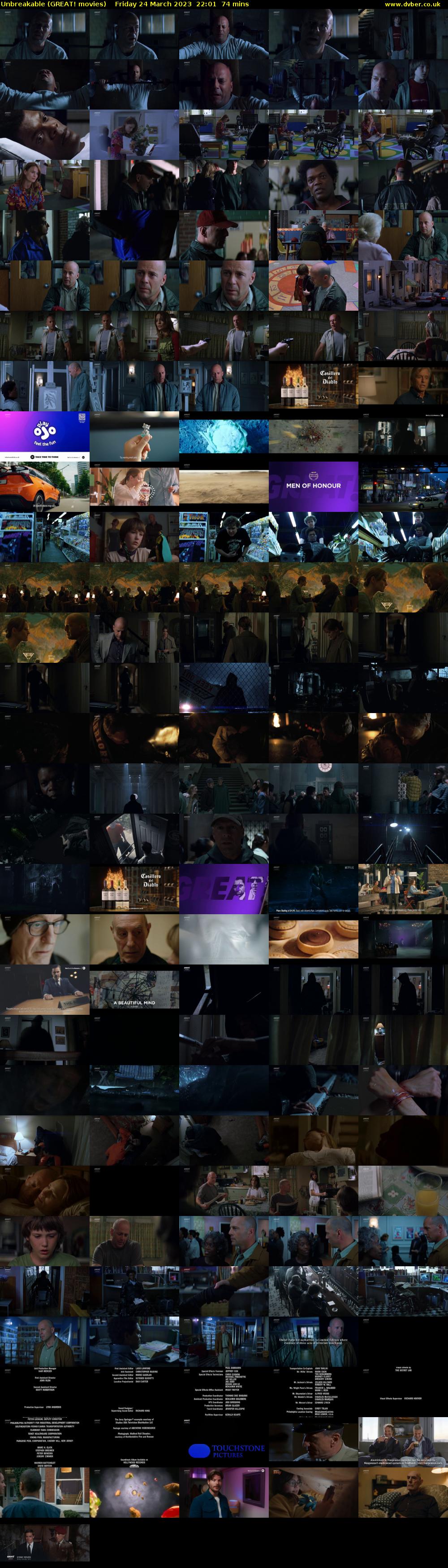 Unbreakable (GREAT! movies) Friday 24 March 2023 22:01 - 23:15