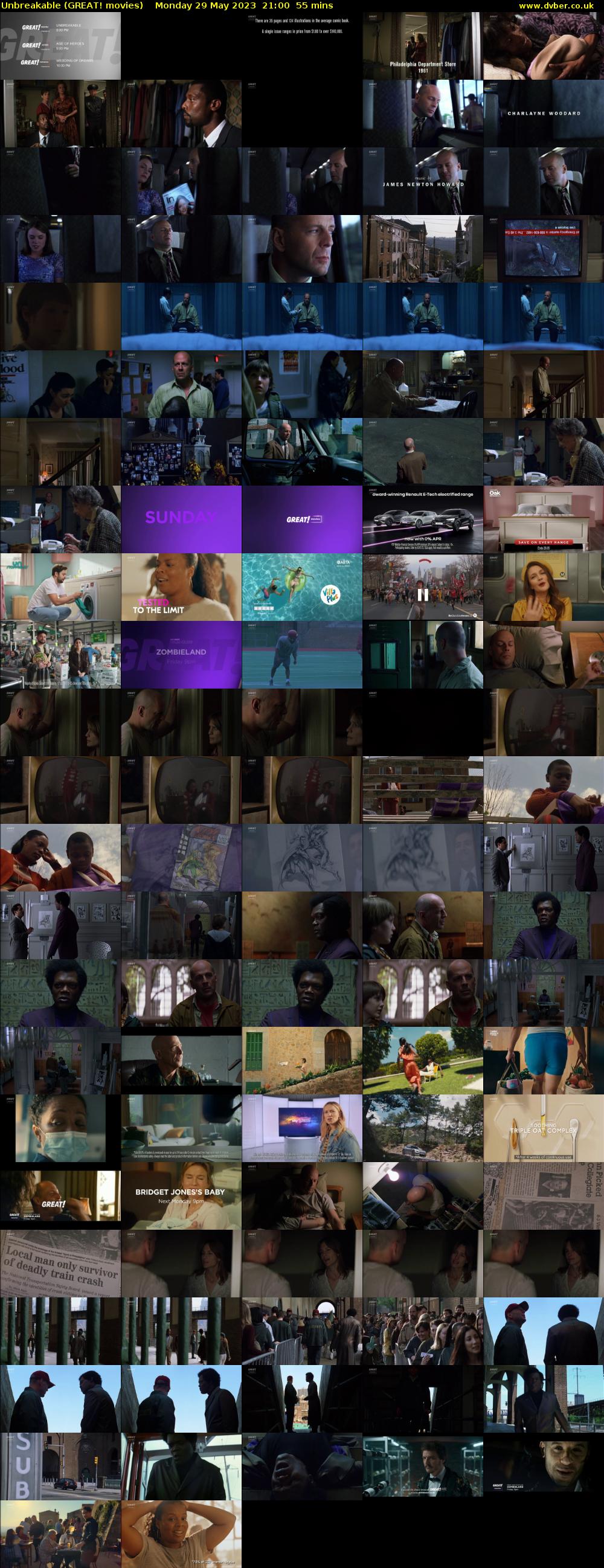 Unbreakable (GREAT! movies) Monday 29 May 2023 21:00 - 21:55