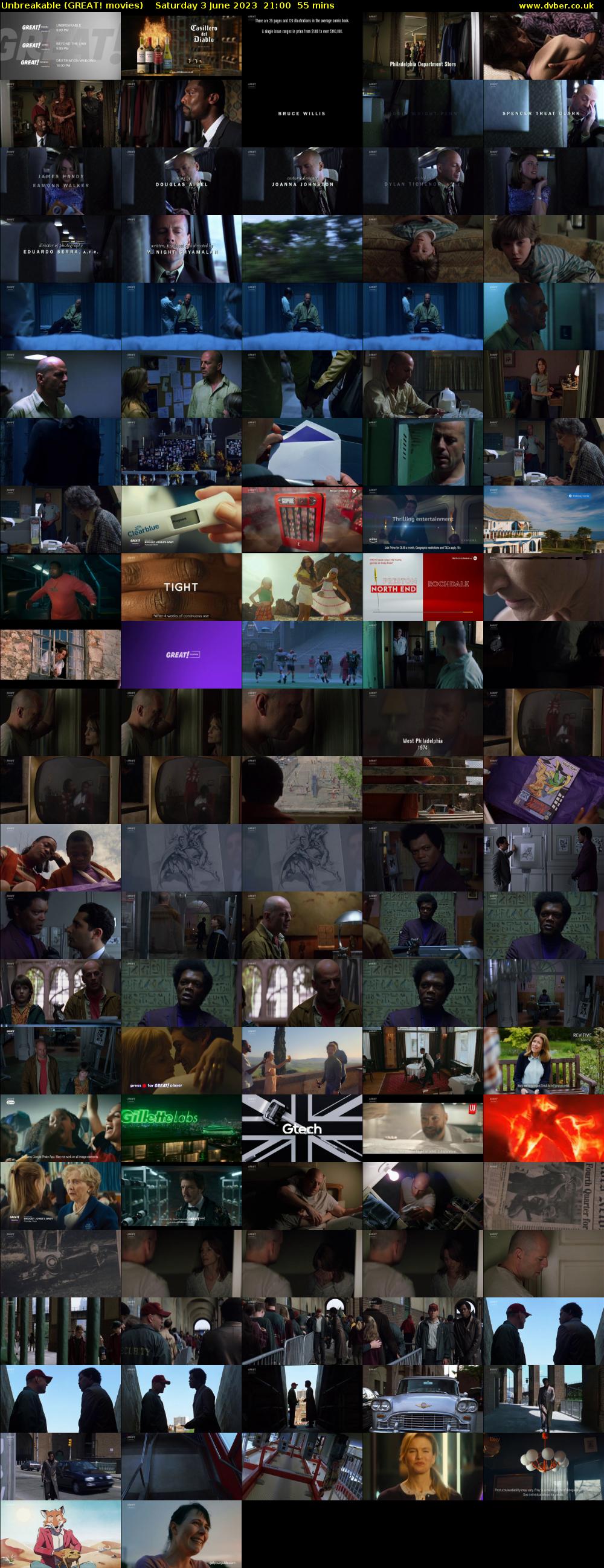 Unbreakable (GREAT! movies) Saturday 3 June 2023 21:00 - 21:55
