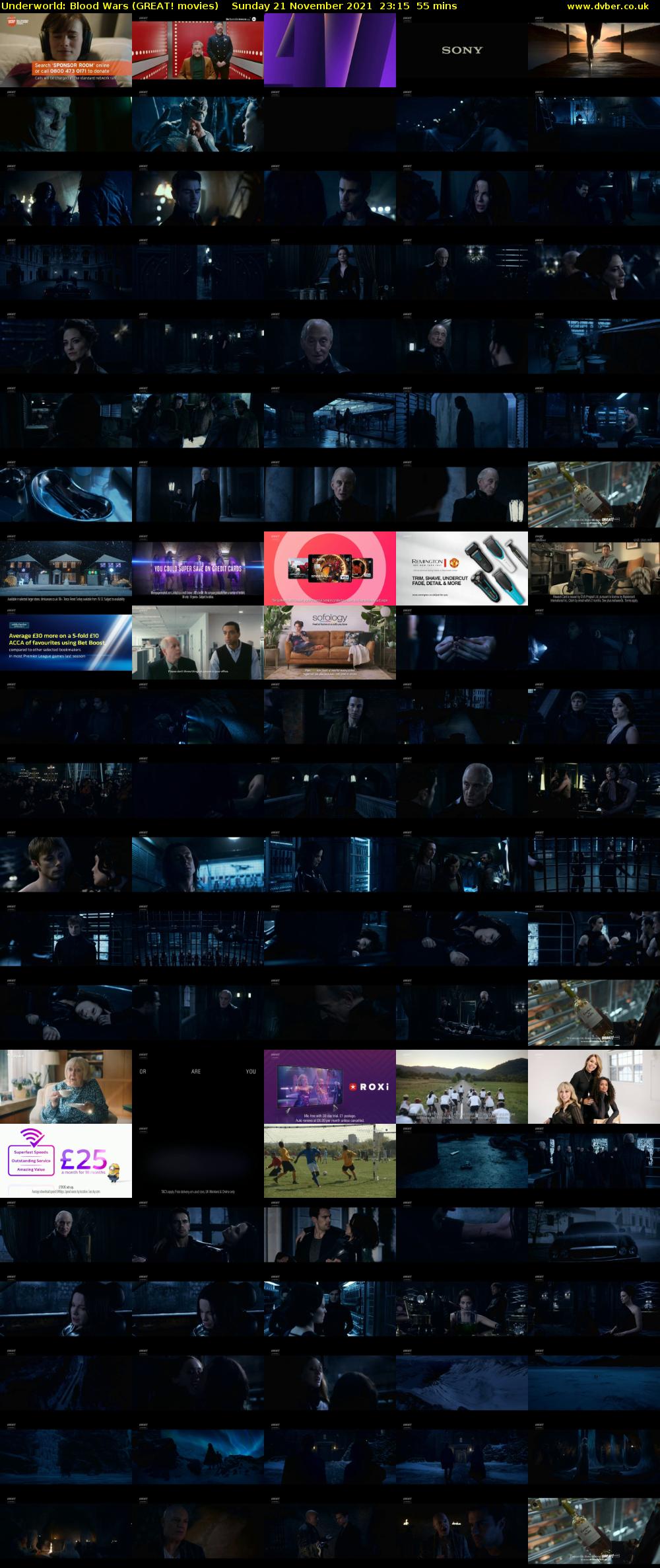 Underworld: Blood Wars (GREAT! movies) Sunday 21 November 2021 23:15 - 00:10