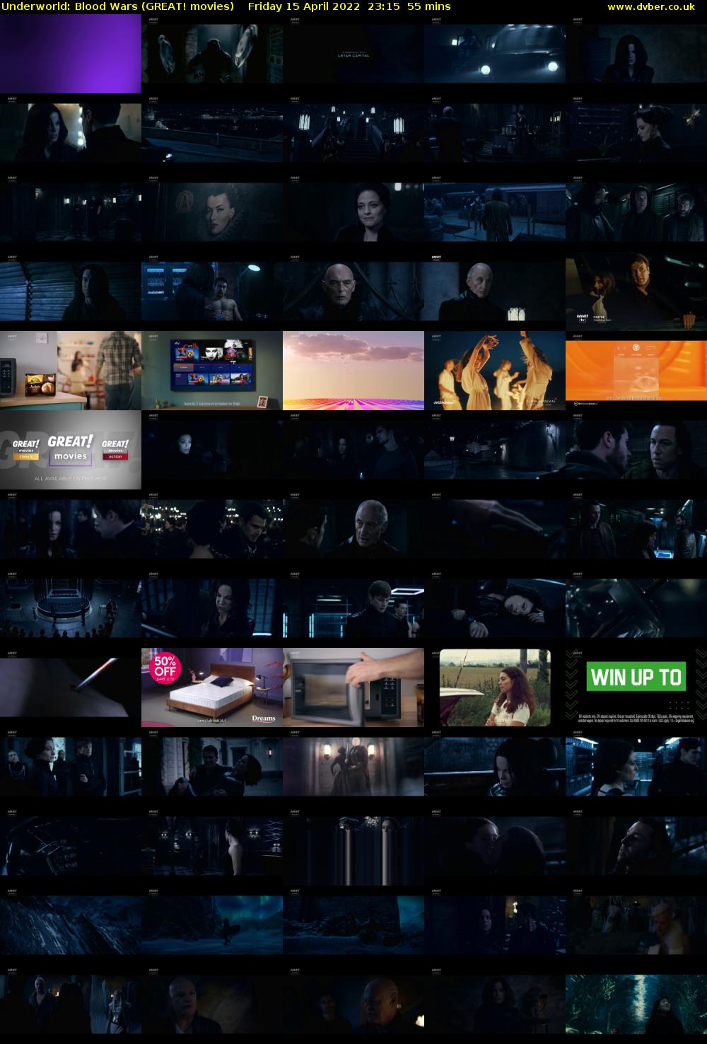 Underworld: Blood Wars (GREAT! movies) Friday 15 April 2022 23:15 - 00:10