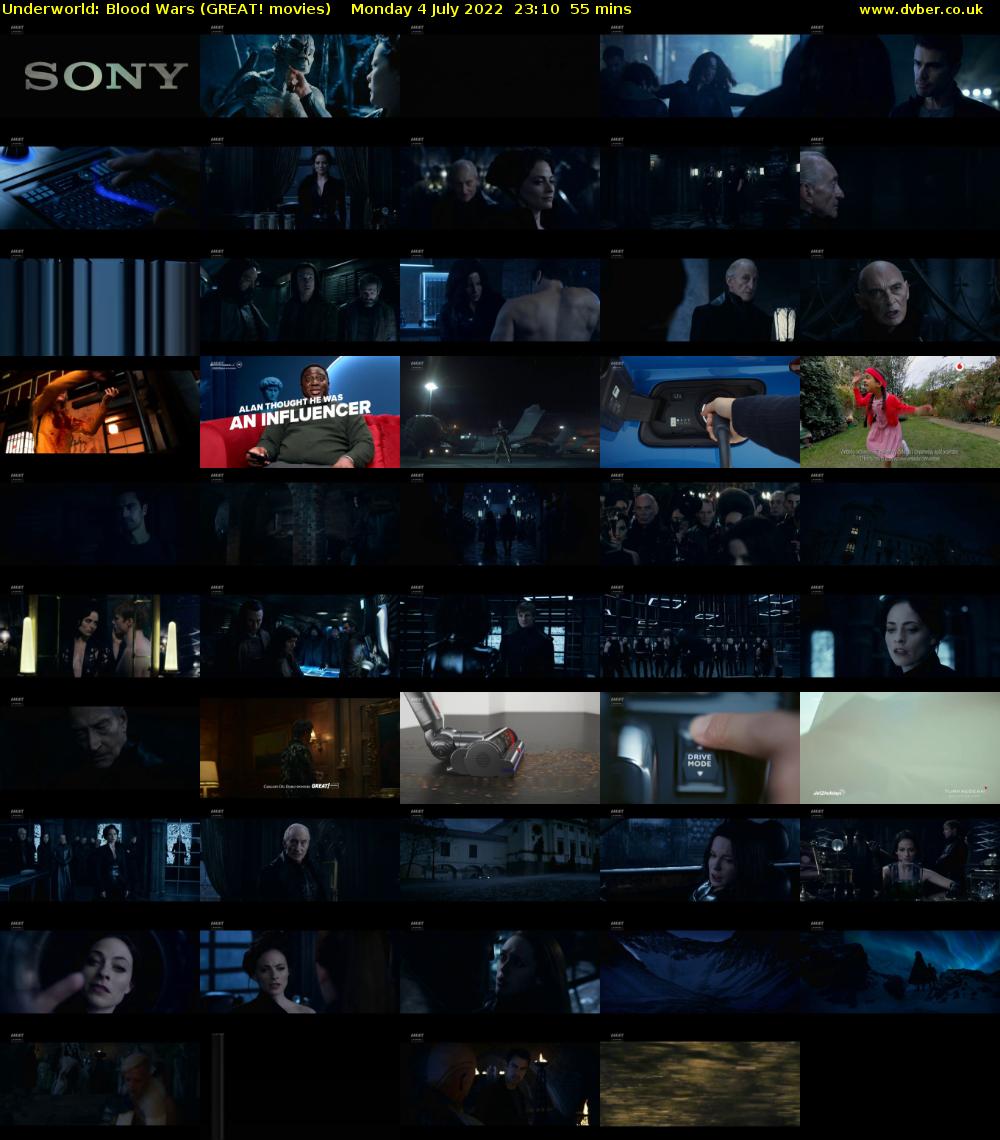 Underworld: Blood Wars (GREAT! movies) Monday 4 July 2022 23:10 - 00:05