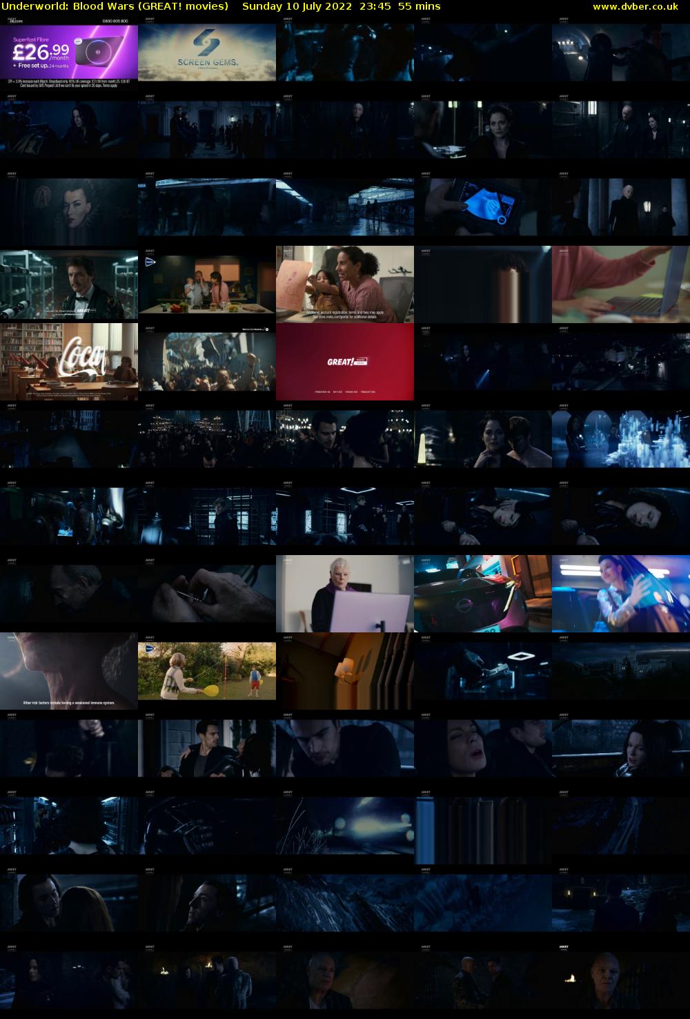 Underworld: Blood Wars (GREAT! movies) Sunday 10 July 2022 23:45 - 00:40