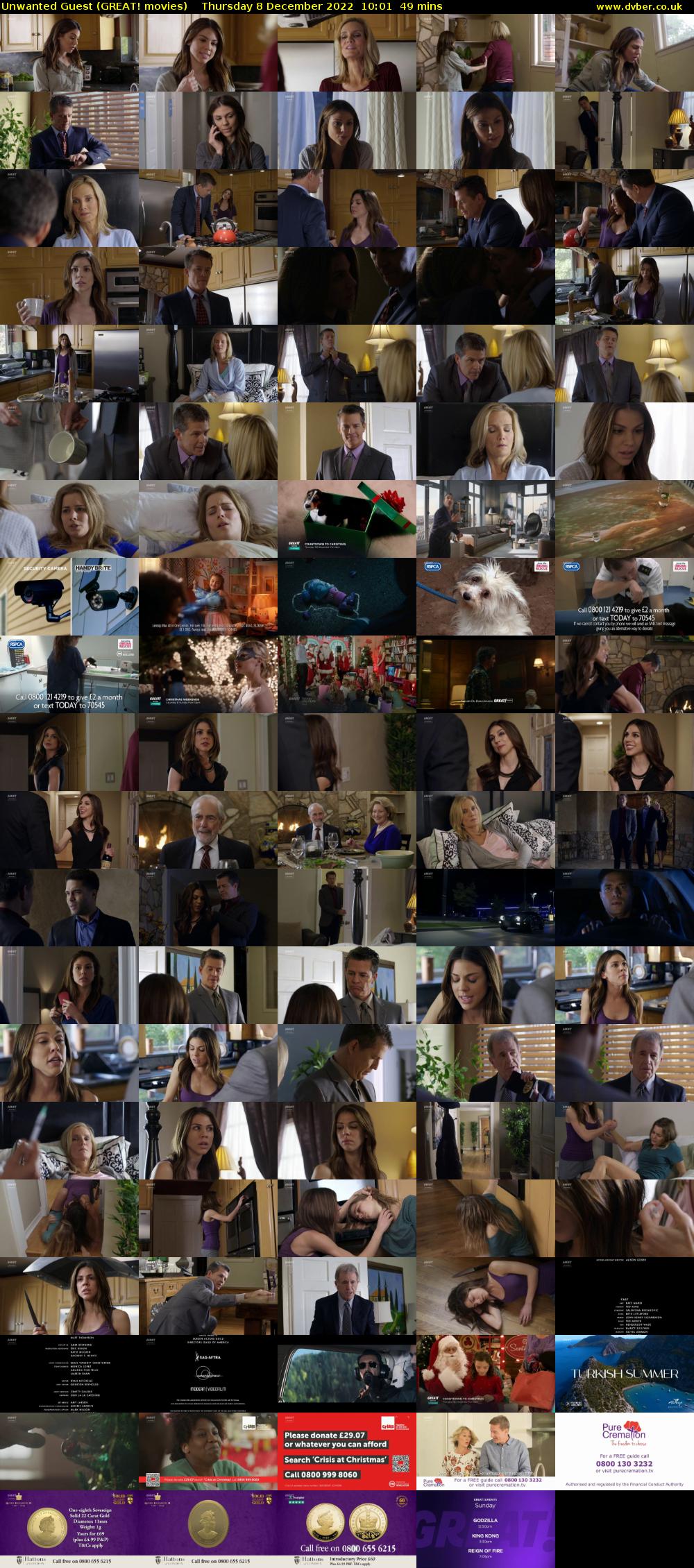 Unwanted Guest (GREAT! movies) Thursday 8 December 2022 10:01 - 10:50