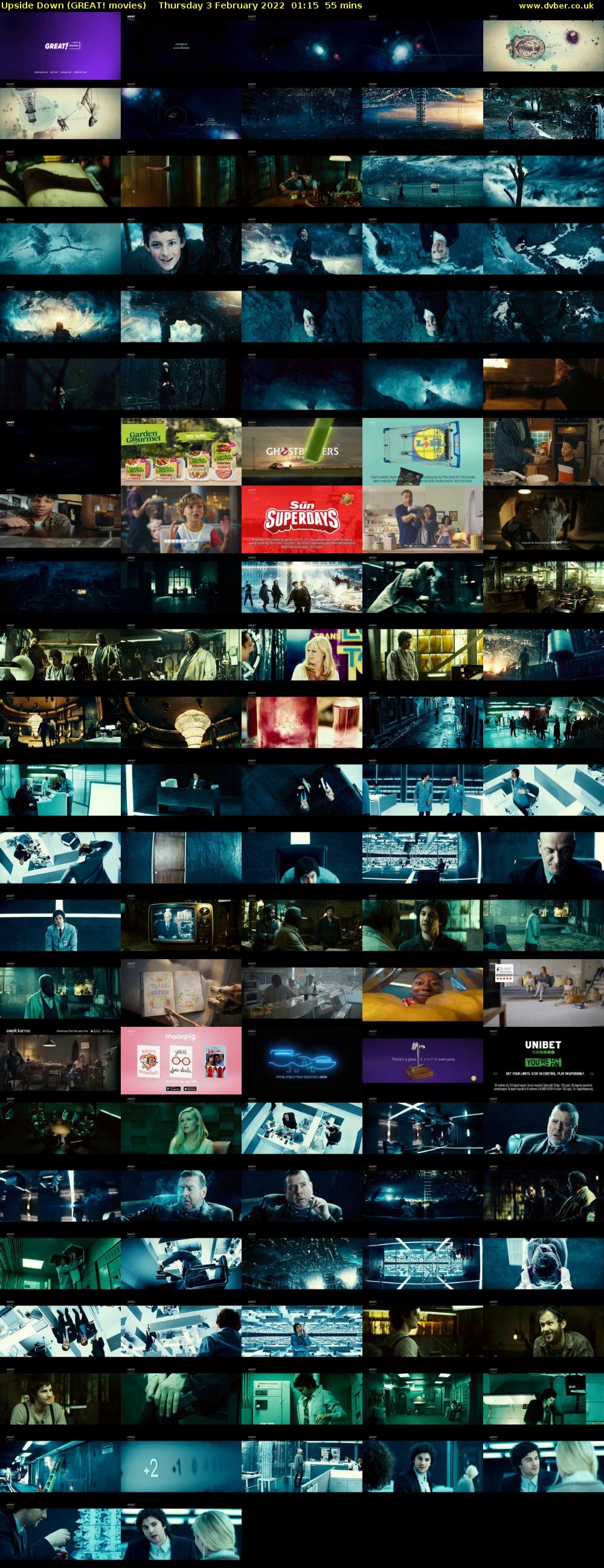 Upside Down (GREAT! movies) Thursday 3 February 2022 01:15 - 02:10