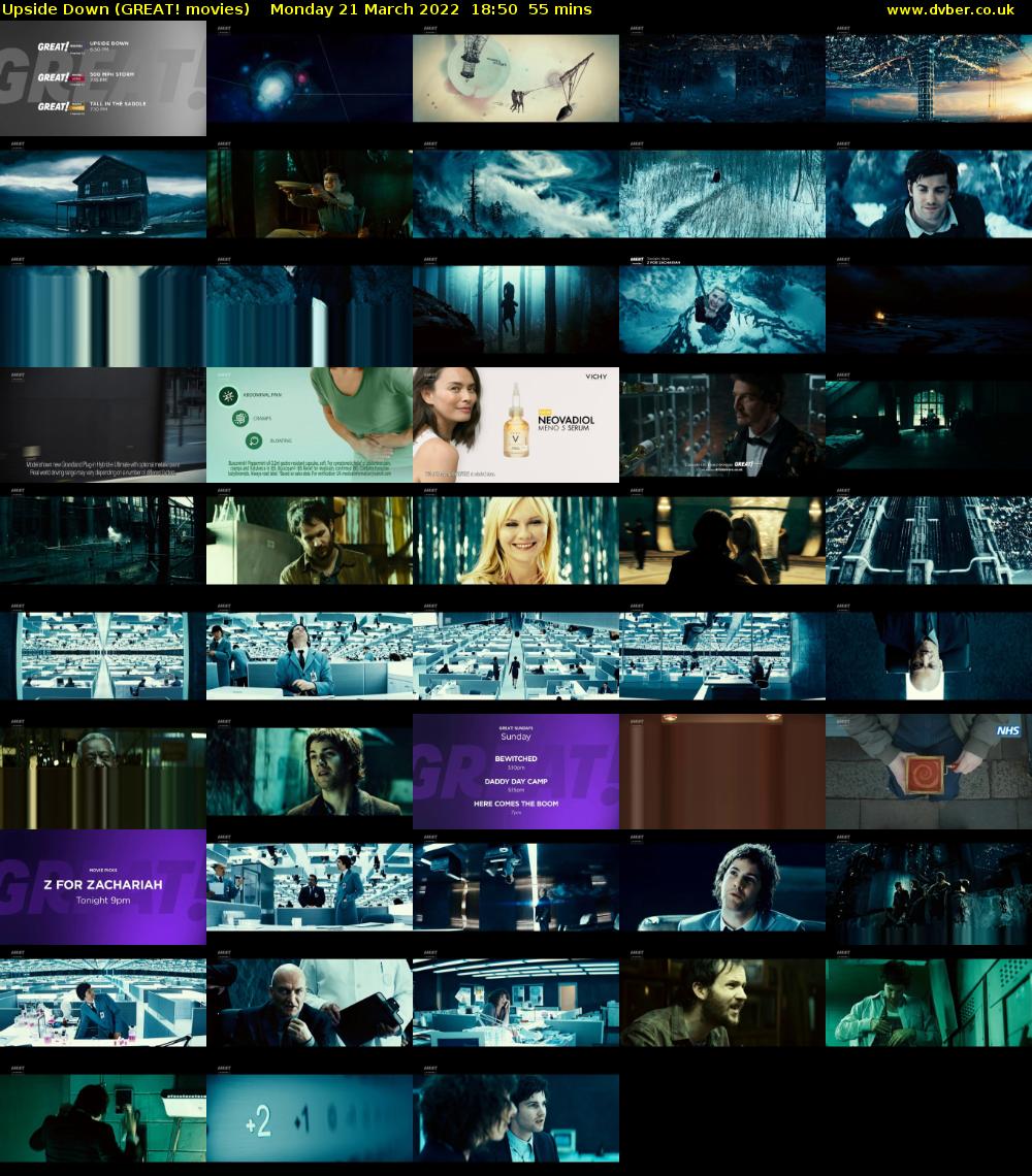 Upside Down (GREAT! movies) Monday 21 March 2022 18:50 - 19:45