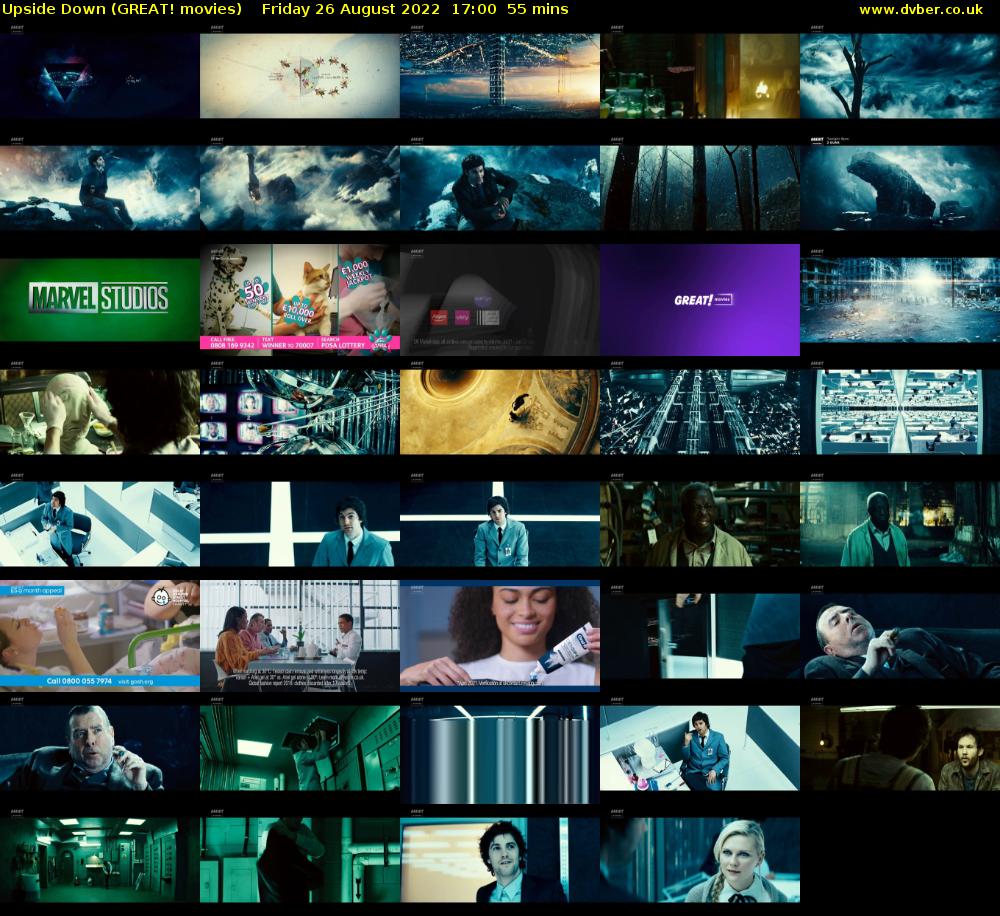 Upside Down (GREAT! movies) Friday 26 August 2022 17:00 - 17:55