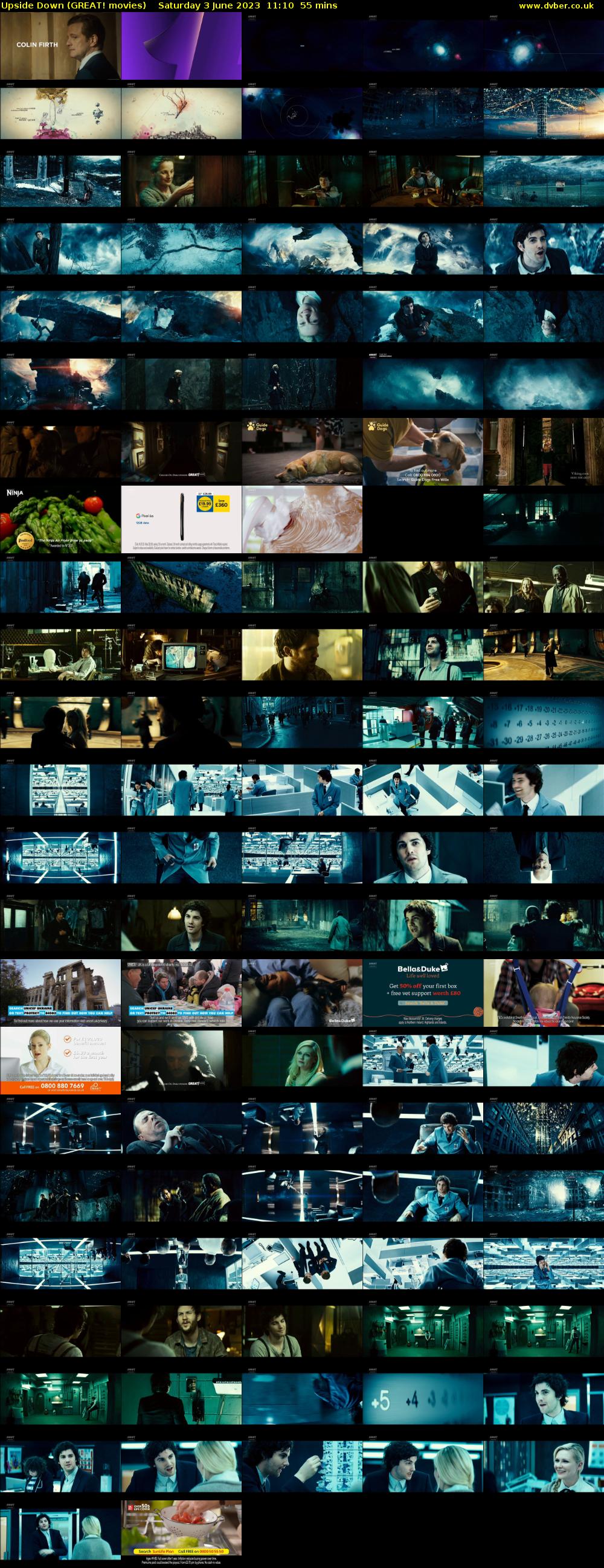 Upside Down (GREAT! movies) Saturday 3 June 2023 11:10 - 12:05