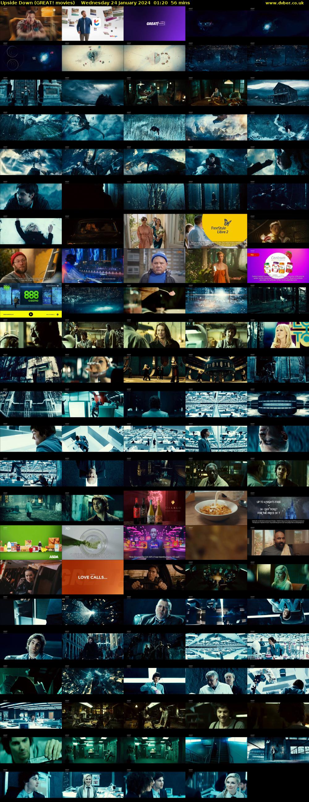 Upside Down (GREAT! movies) Wednesday 24 January 2024 01:20 - 02:16