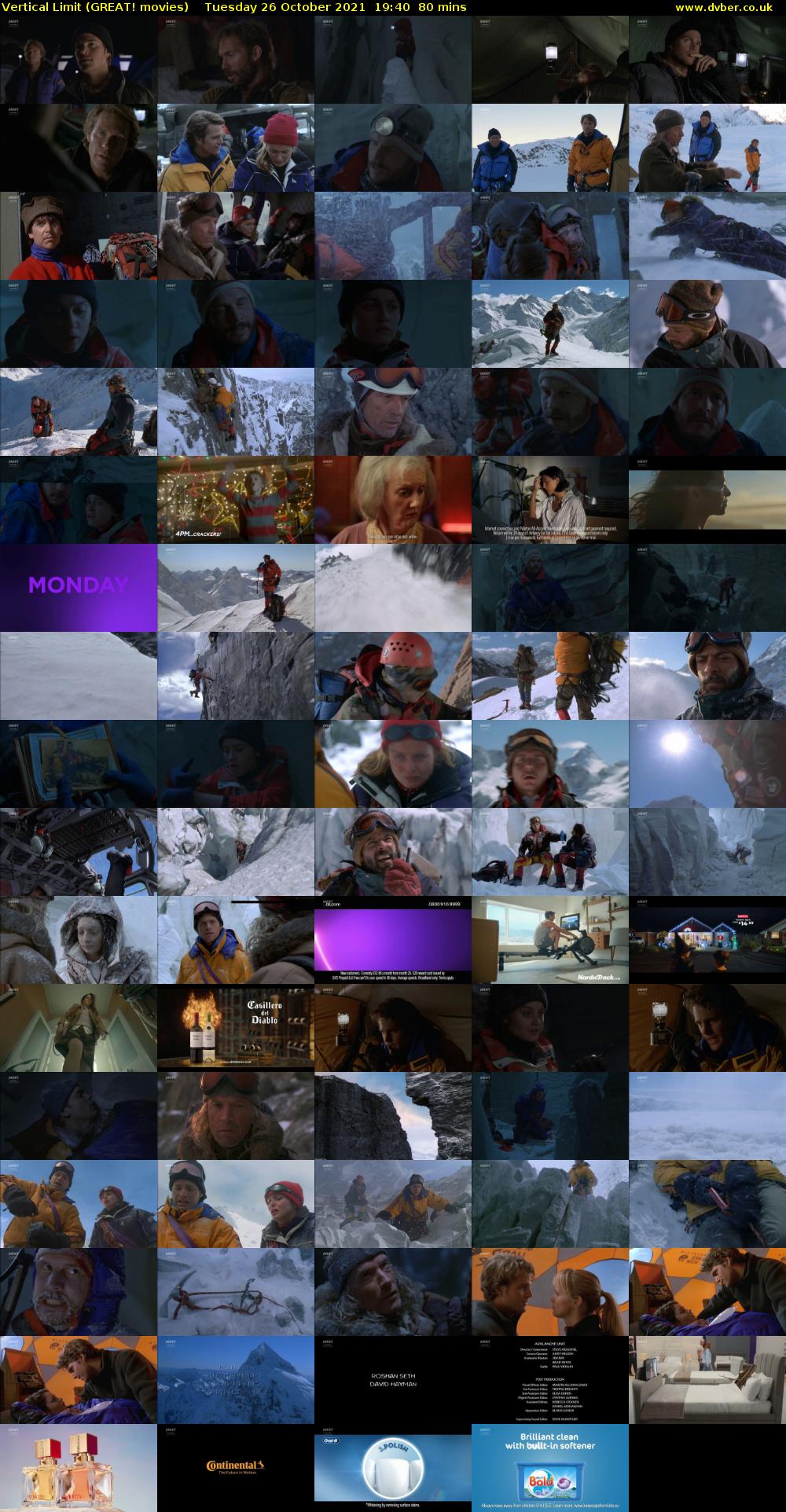 Vertical Limit (GREAT! movies) Tuesday 26 October 2021 19:40 - 21:00