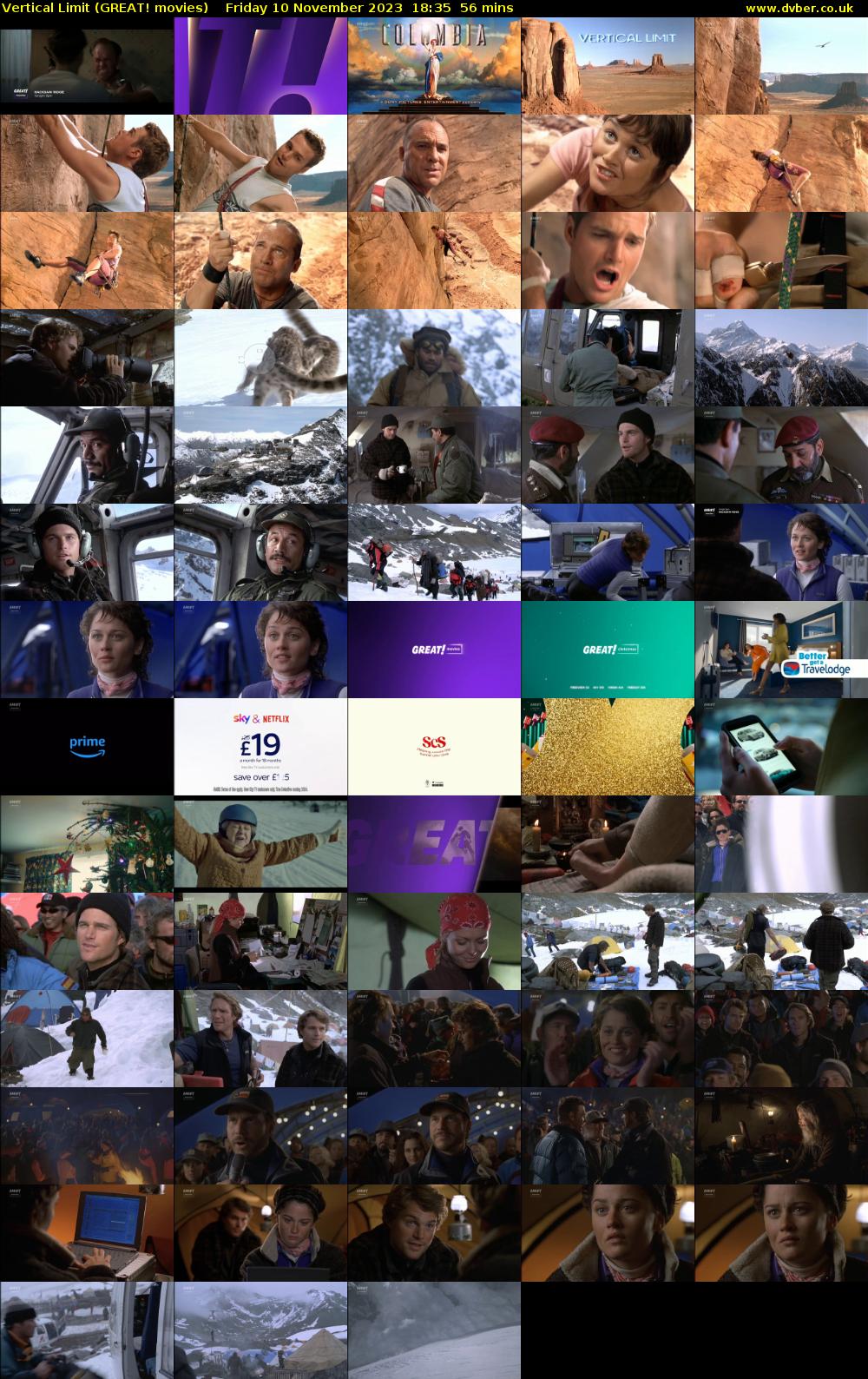 Vertical Limit (GREAT! movies) Friday 10 November 2023 18:35 - 19:31