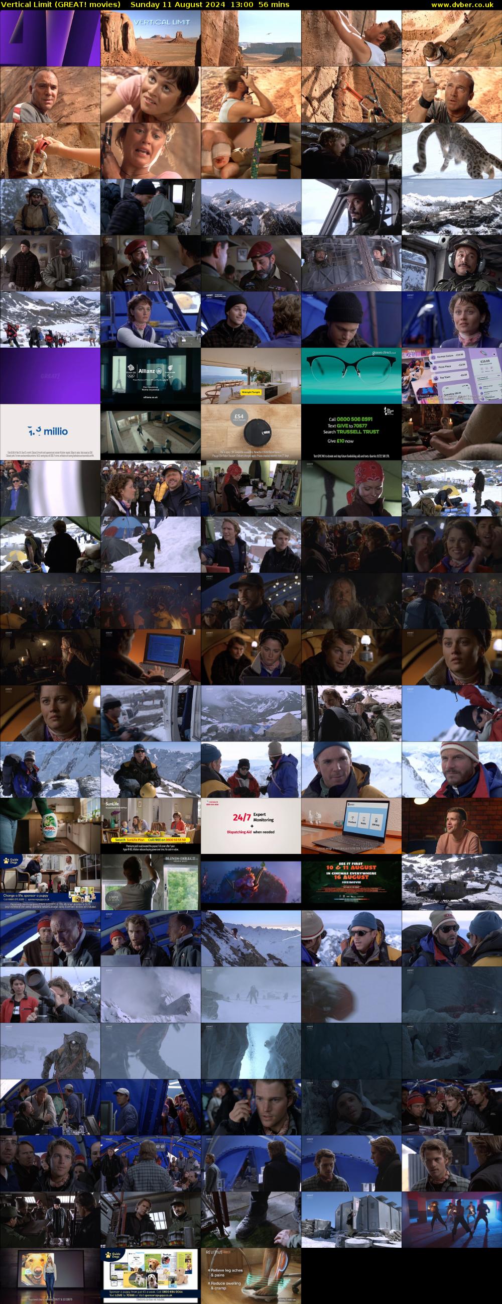 Vertical Limit (GREAT! movies) Sunday 11 August 2024 13:00 - 13:56