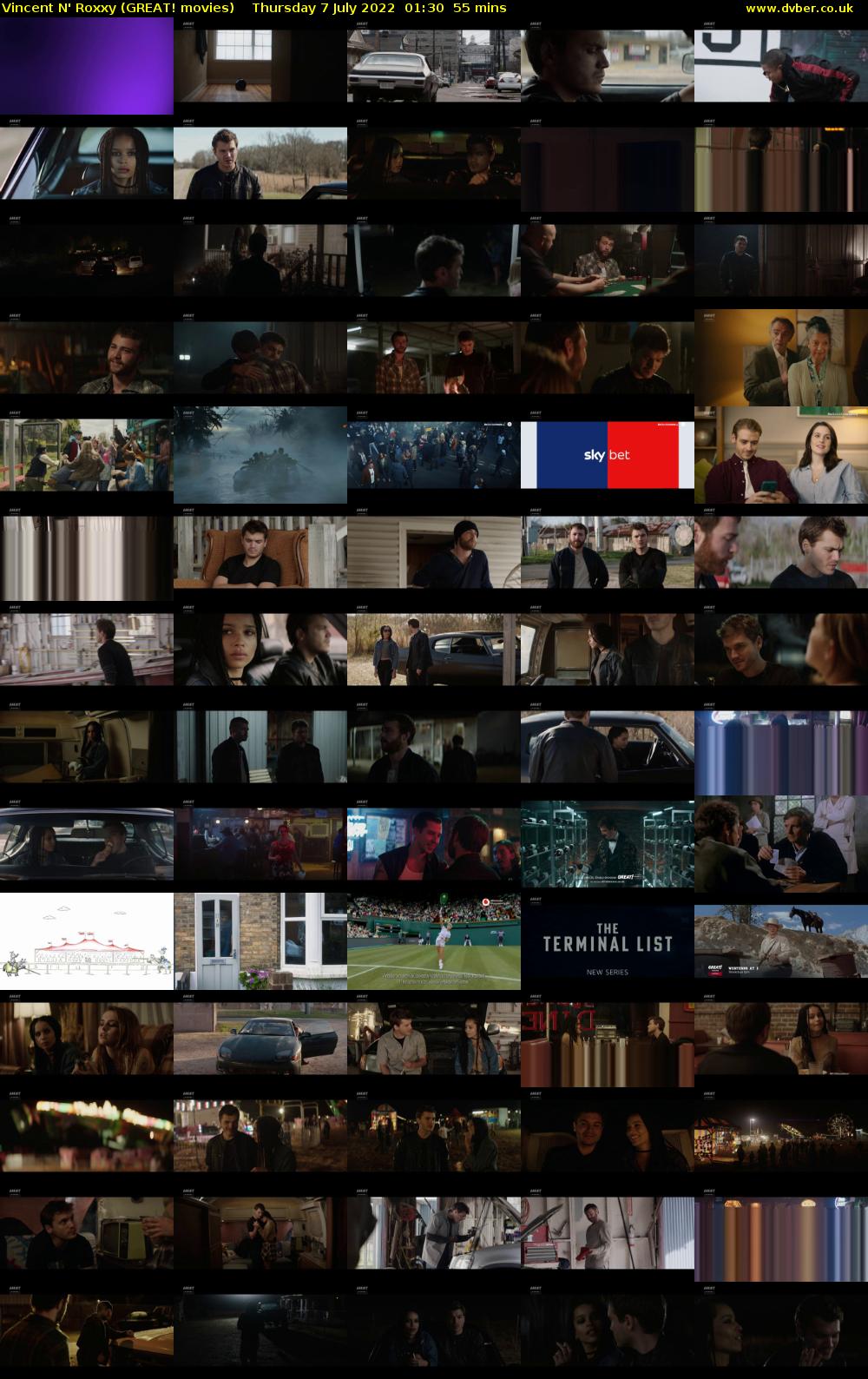 Vincent N' Roxxy (GREAT! movies) Thursday 7 July 2022 01:30 - 02:25