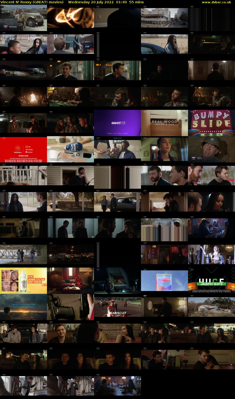 Vincent N' Roxxy (GREAT! movies) Wednesday 20 July 2022 01:40 - 02:35