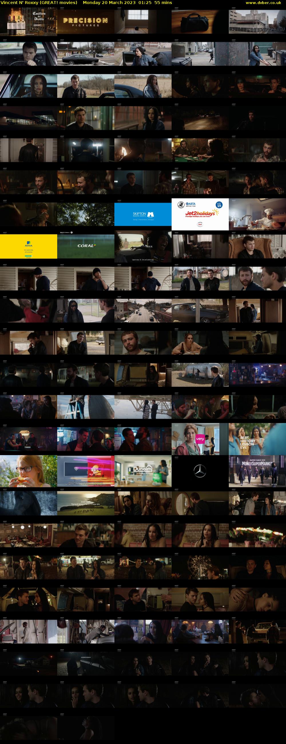 Vincent N' Roxxy (GREAT! movies) Monday 20 March 2023 01:25 - 02:20