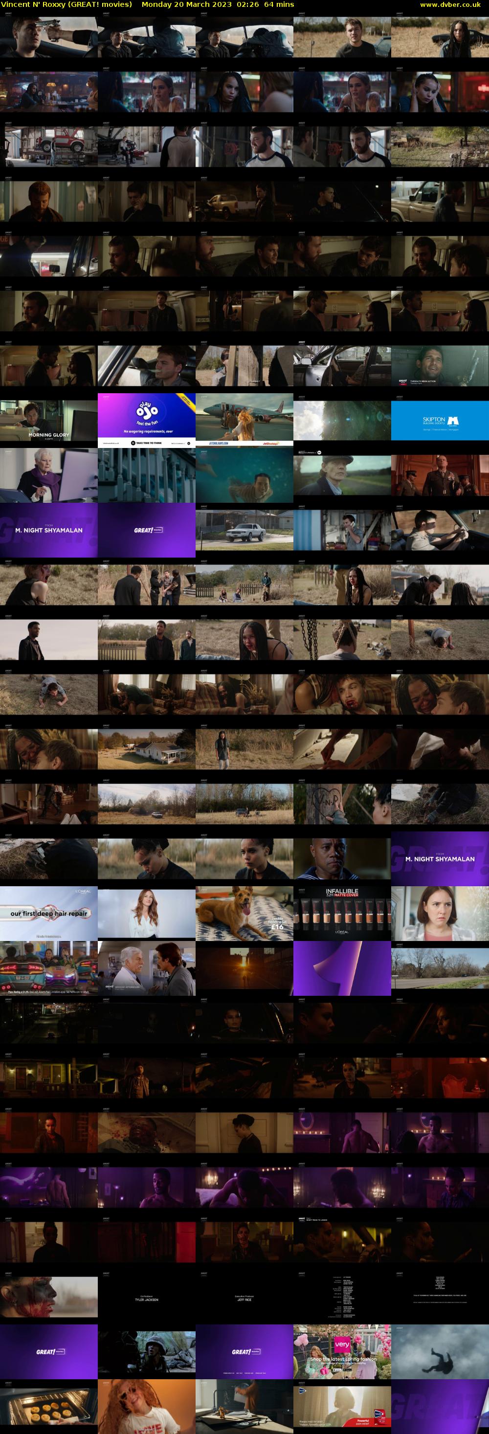 Vincent N' Roxxy (GREAT! movies) Monday 20 March 2023 02:26 - 03:30