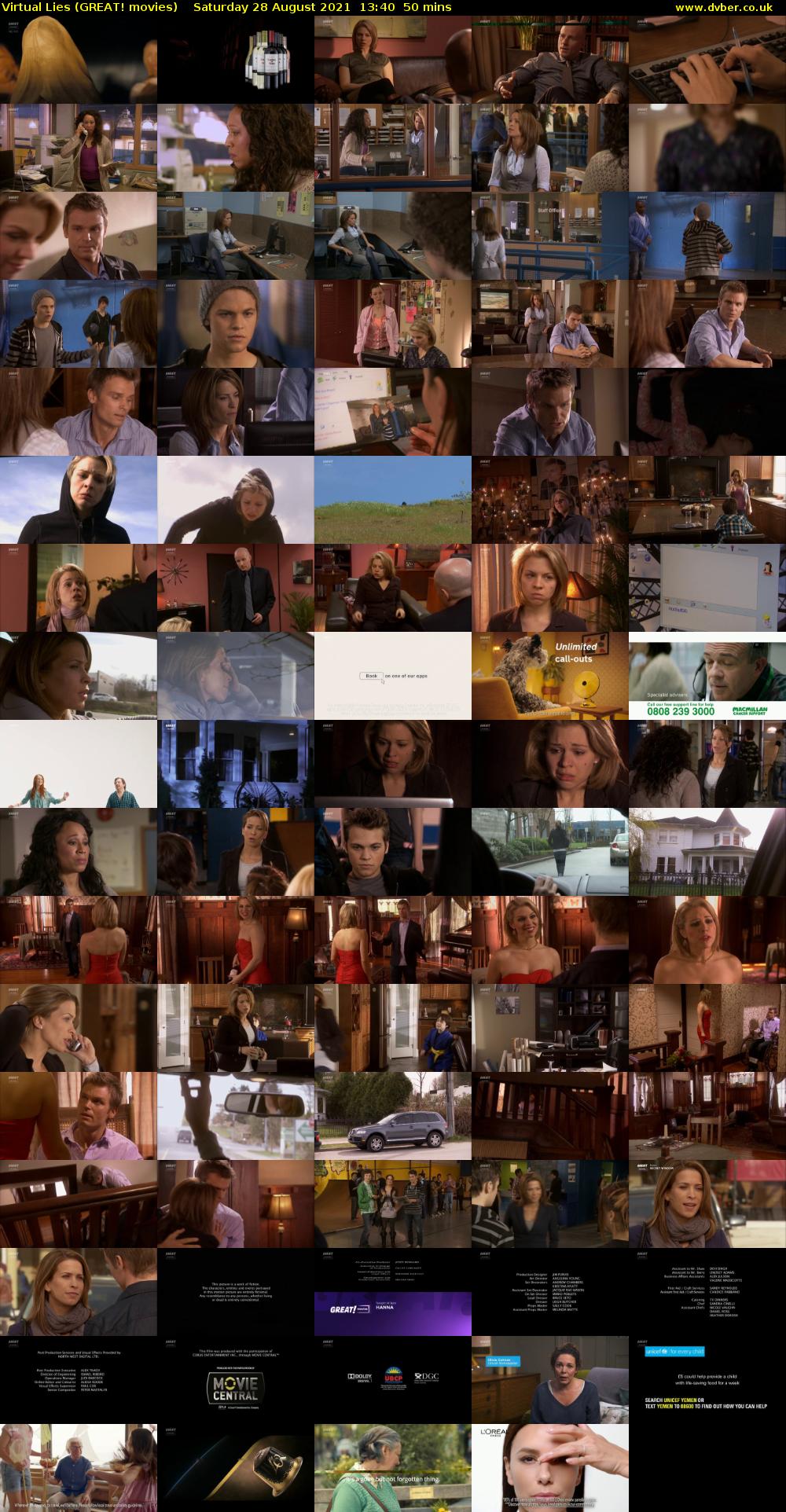 Virtual Lies (GREAT! movies) Saturday 28 August 2021 13:40 - 14:30