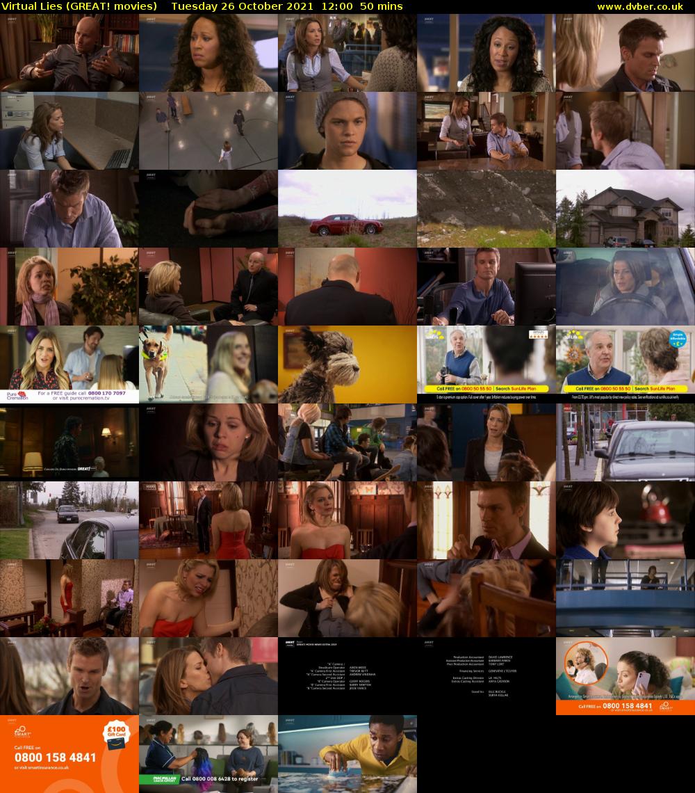 Virtual Lies (GREAT! movies) Tuesday 26 October 2021 12:00 - 12:50