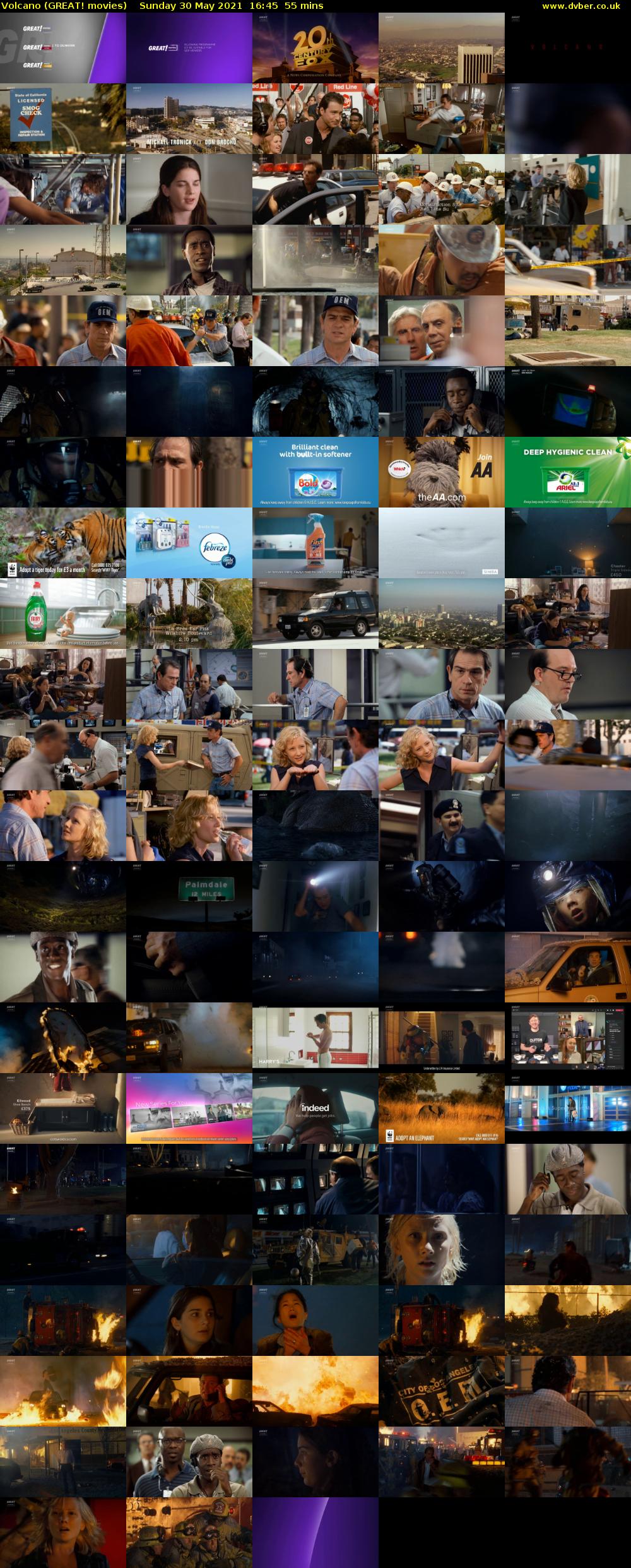 Volcano (GREAT! movies) Sunday 30 May 2021 16:45 - 17:40