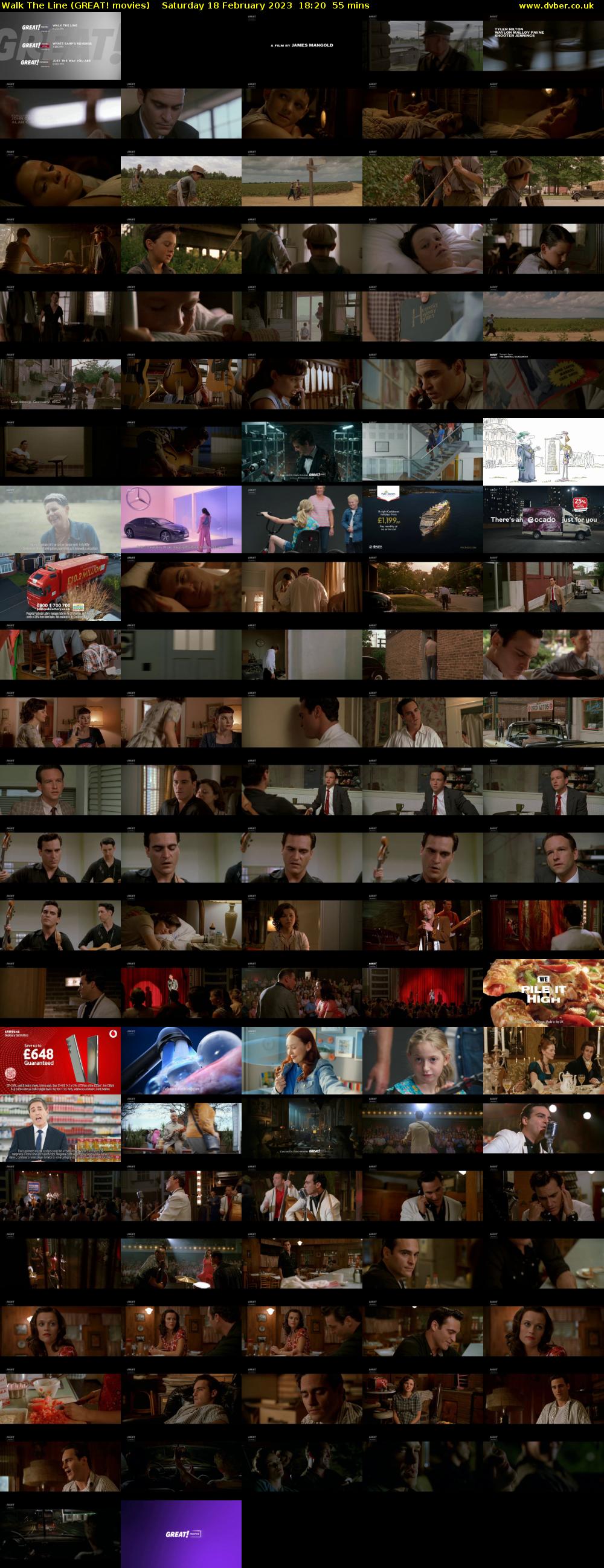 Walk The Line (GREAT! movies) Saturday 18 February 2023 18:20 - 19:15