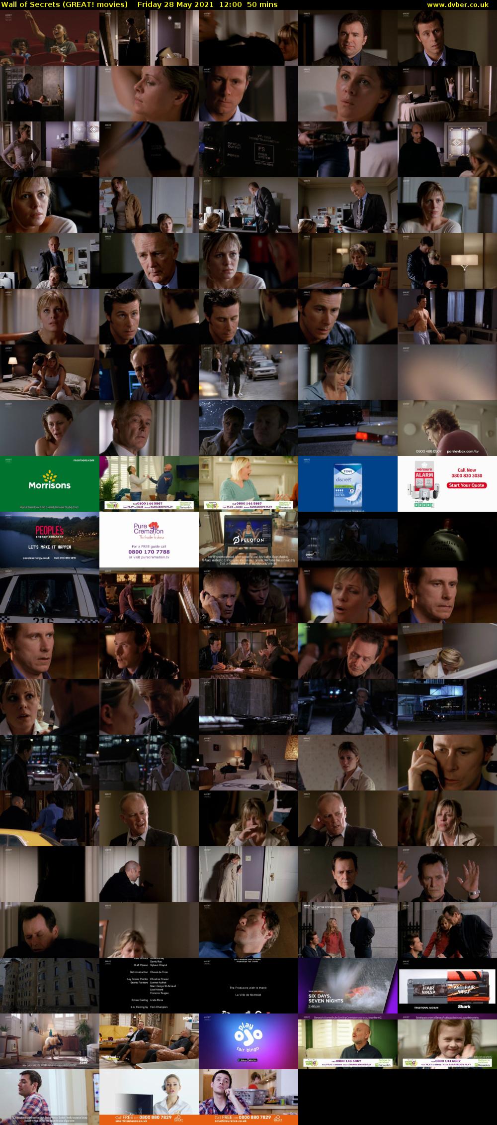 Wall of Secrets (GREAT! movies) Friday 28 May 2021 12:00 - 12:50