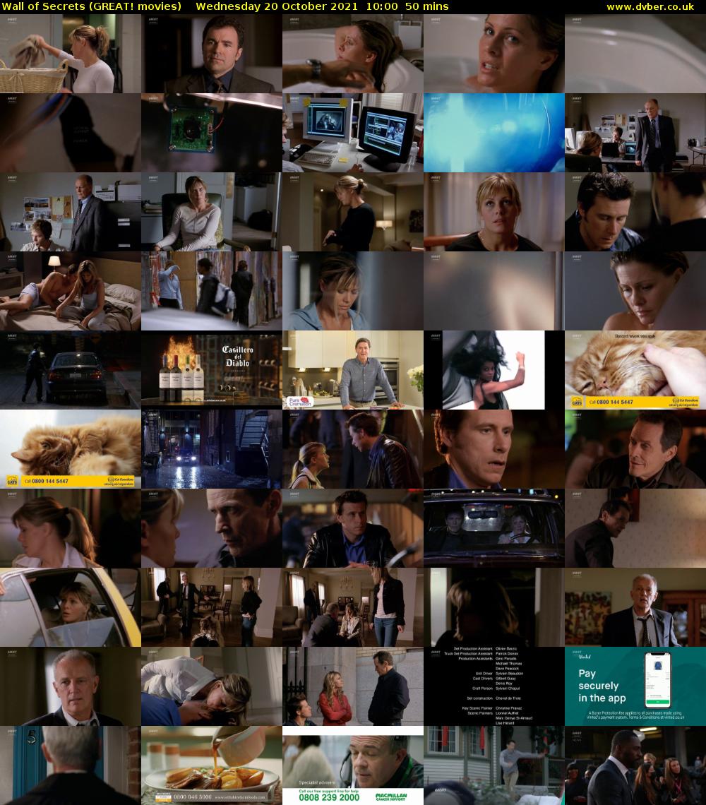 Wall of Secrets (GREAT! movies) Wednesday 20 October 2021 10:00 - 10:50