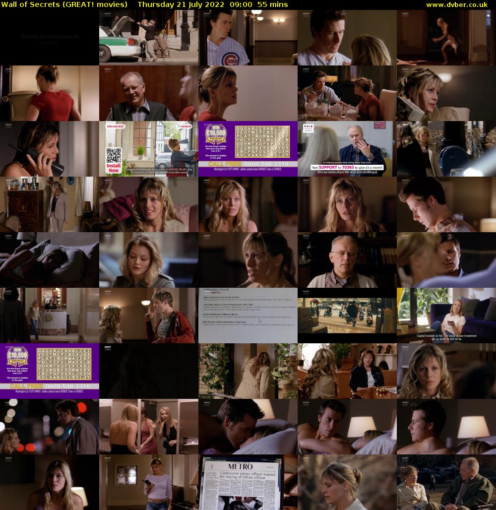 Wall of Secrets (GREAT! movies) Thursday 21 July 2022 09:00 - 09:55
