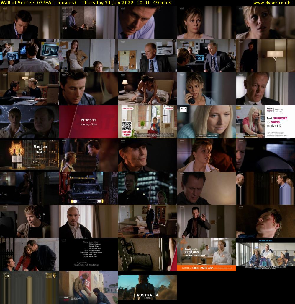 Wall of Secrets (GREAT! movies) Thursday 21 July 2022 10:01 - 10:50