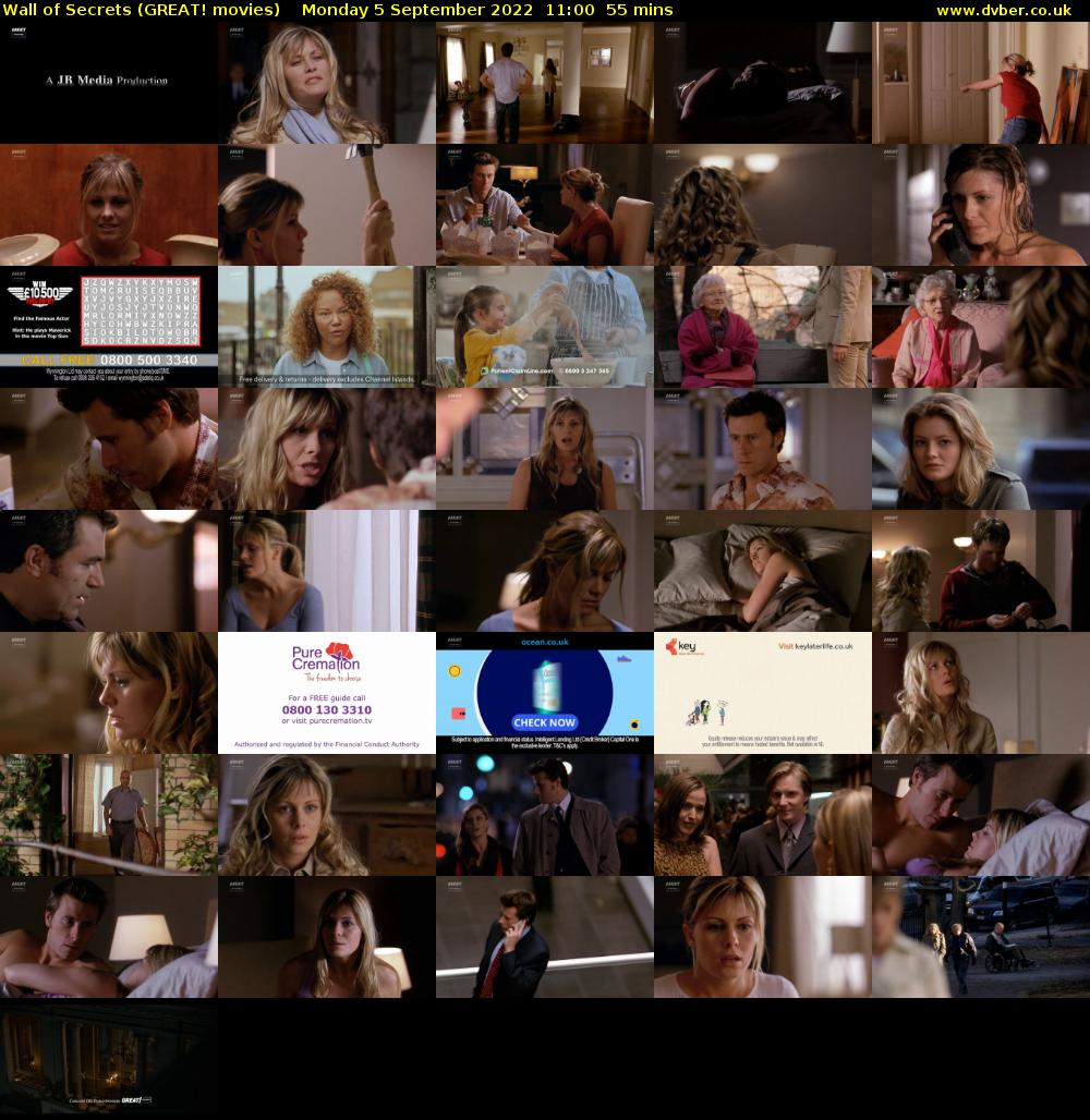 Wall of Secrets (GREAT! movies) Monday 5 September 2022 11:00 - 11:55