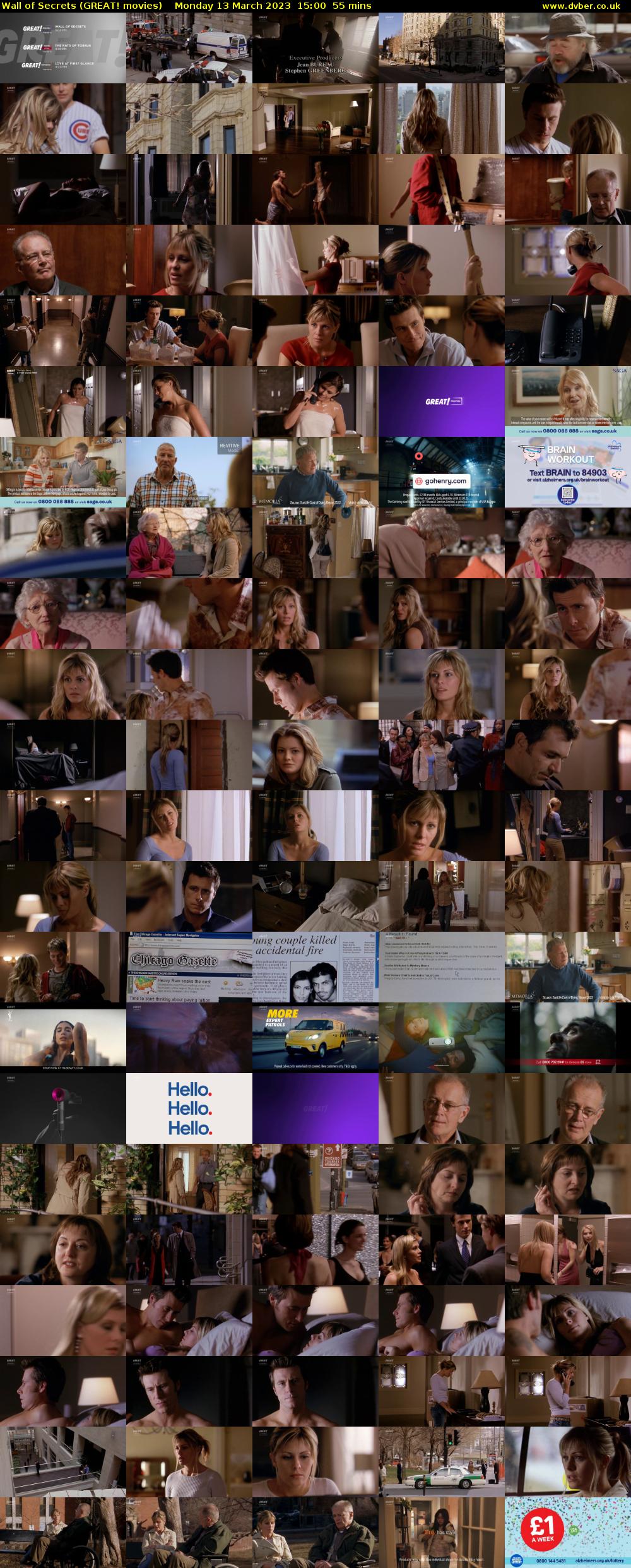 Wall of Secrets (GREAT! movies) Monday 13 March 2023 15:00 - 15:55