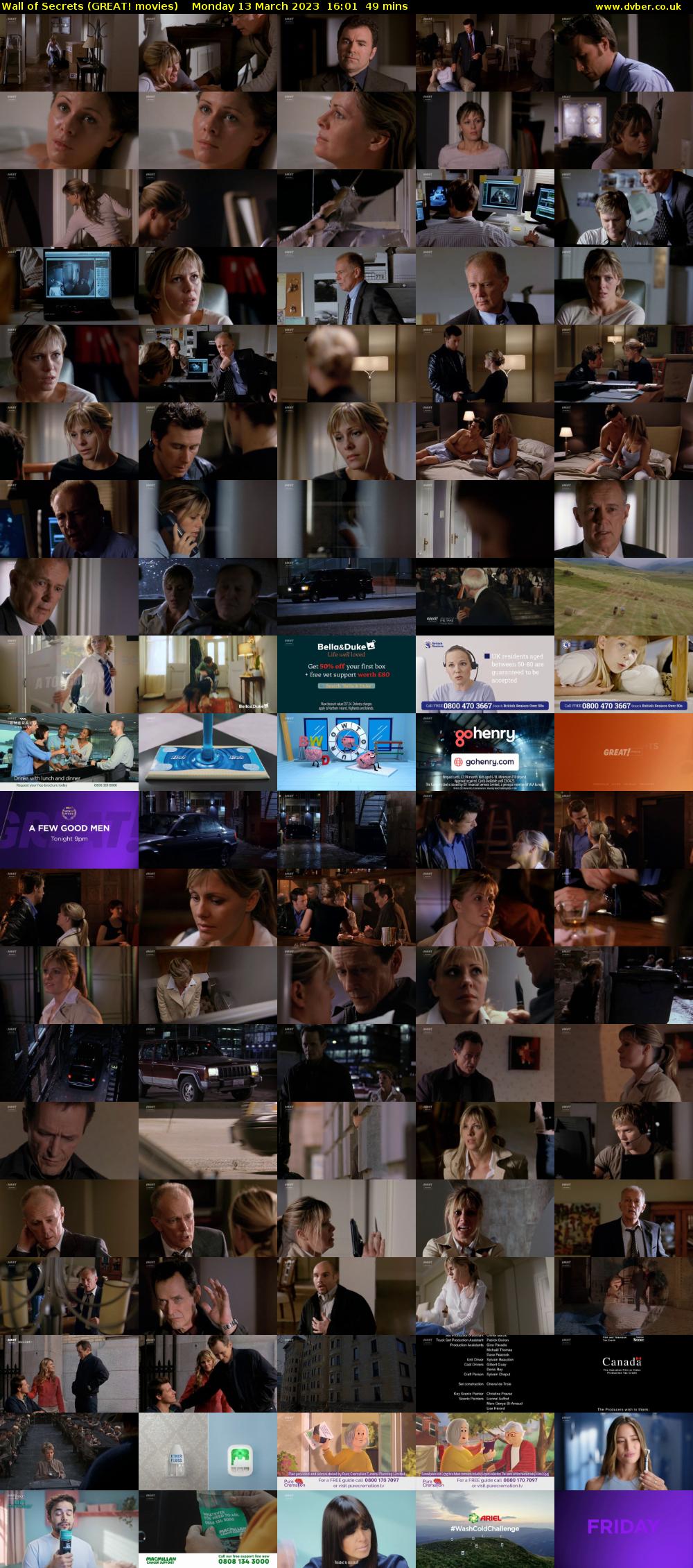 Wall of Secrets (GREAT! movies) Monday 13 March 2023 16:01 - 16:50