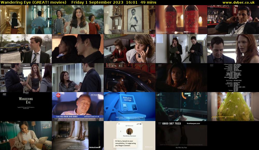 Wandering Eye (GREAT! movies) Friday 1 September 2023 16:01 - 16:50