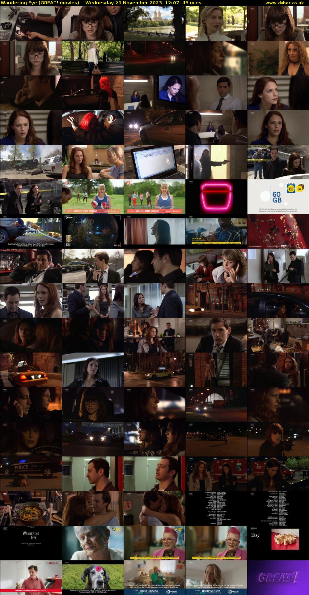 Wandering Eye (GREAT! movies) Wednesday 29 November 2023 12:07 - 12:50