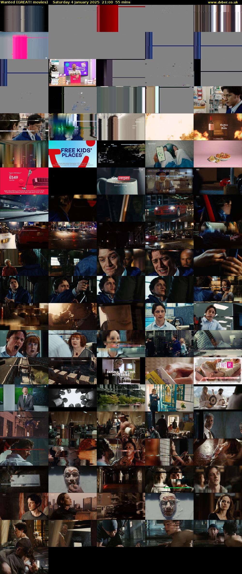 Wanted (GREAT! movies) Saturday 4 January 2025 21:00 - 21:55