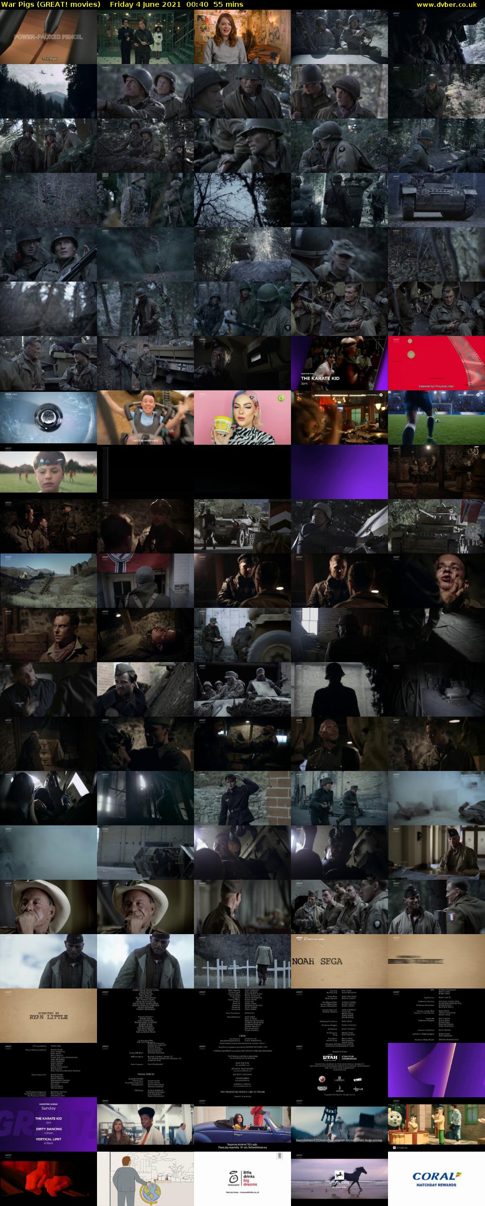 War Pigs (GREAT! movies) Friday 4 June 2021 00:40 - 01:35